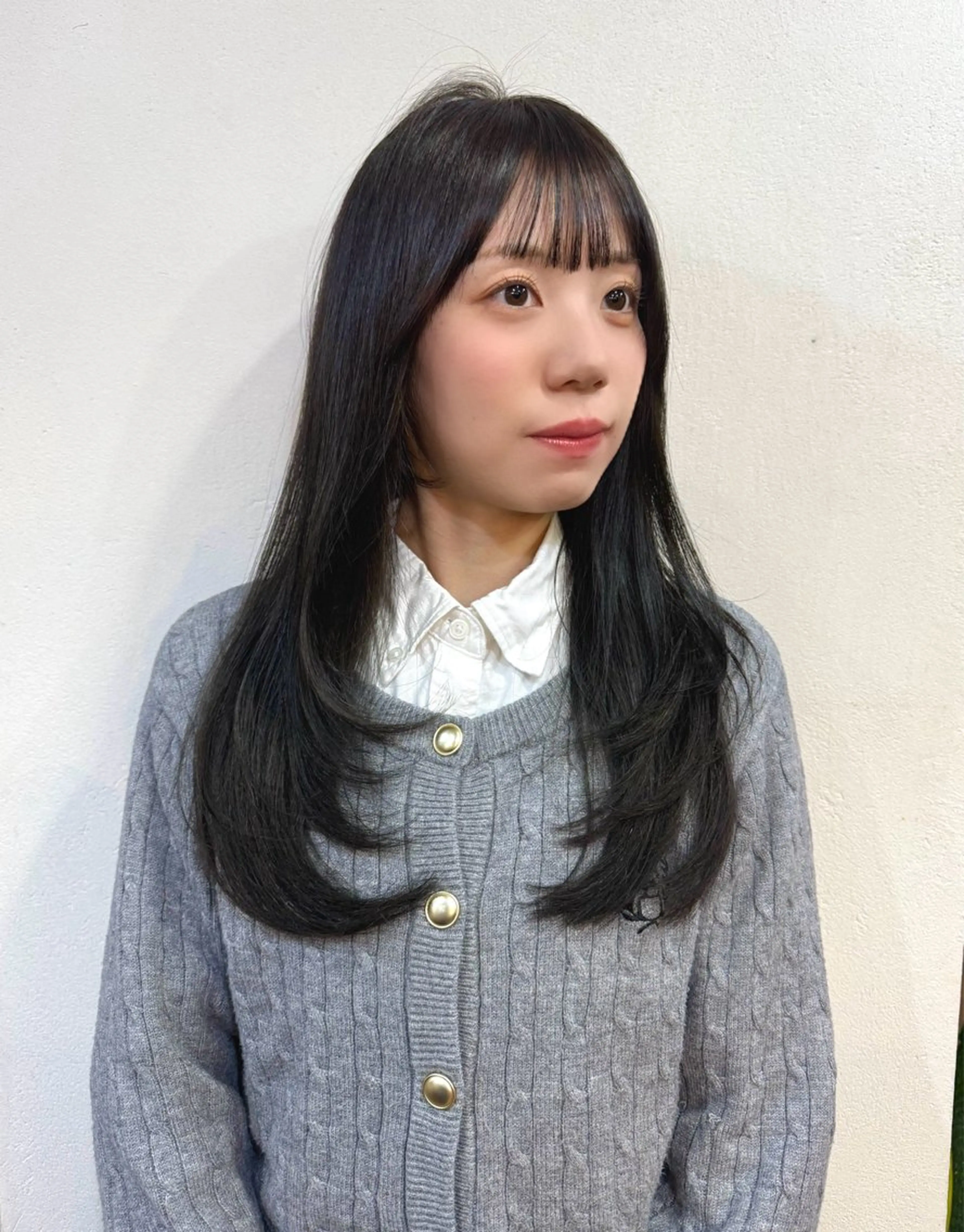 ロング カラー レイヤーカット 韓国ヘア 🎀華澄のヘアスタイル