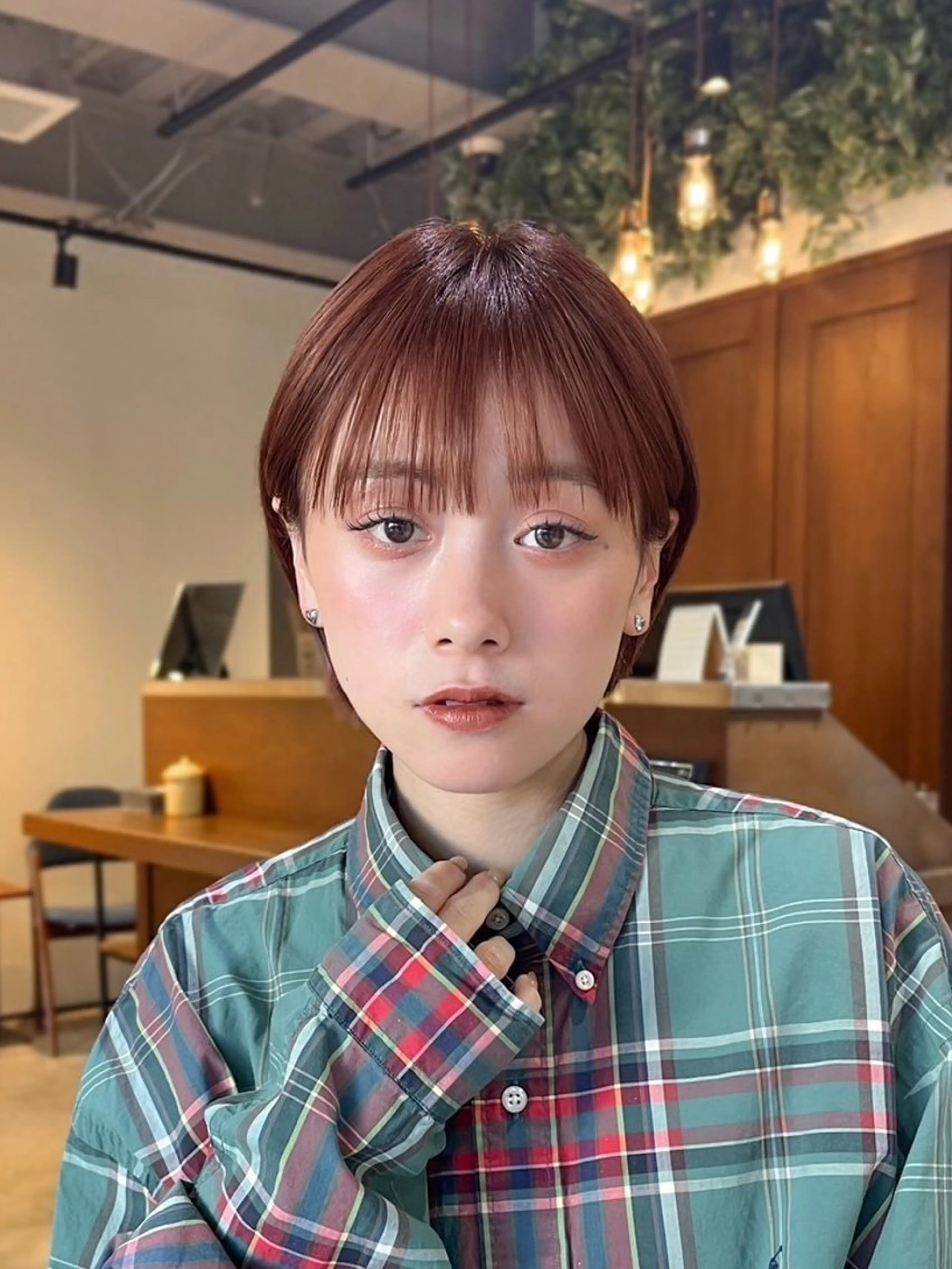 ショート ショートボブ ボブ ショートヘア ミディアムヘア Chifumiのヘアスタイル