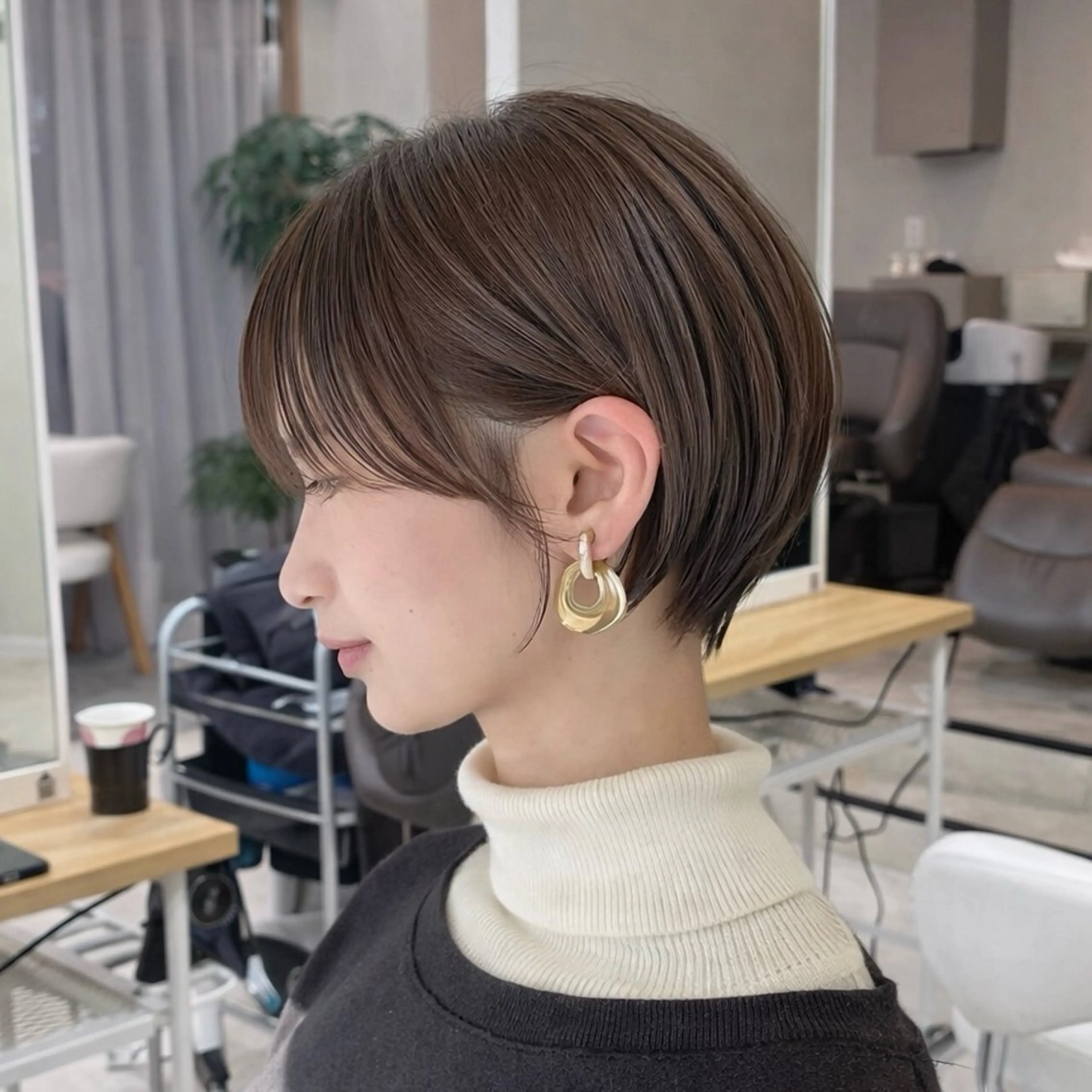 ショート 似合わせカット ショートヘア トリートメント manami/ ハッシュレイヤーのヘアスタイル