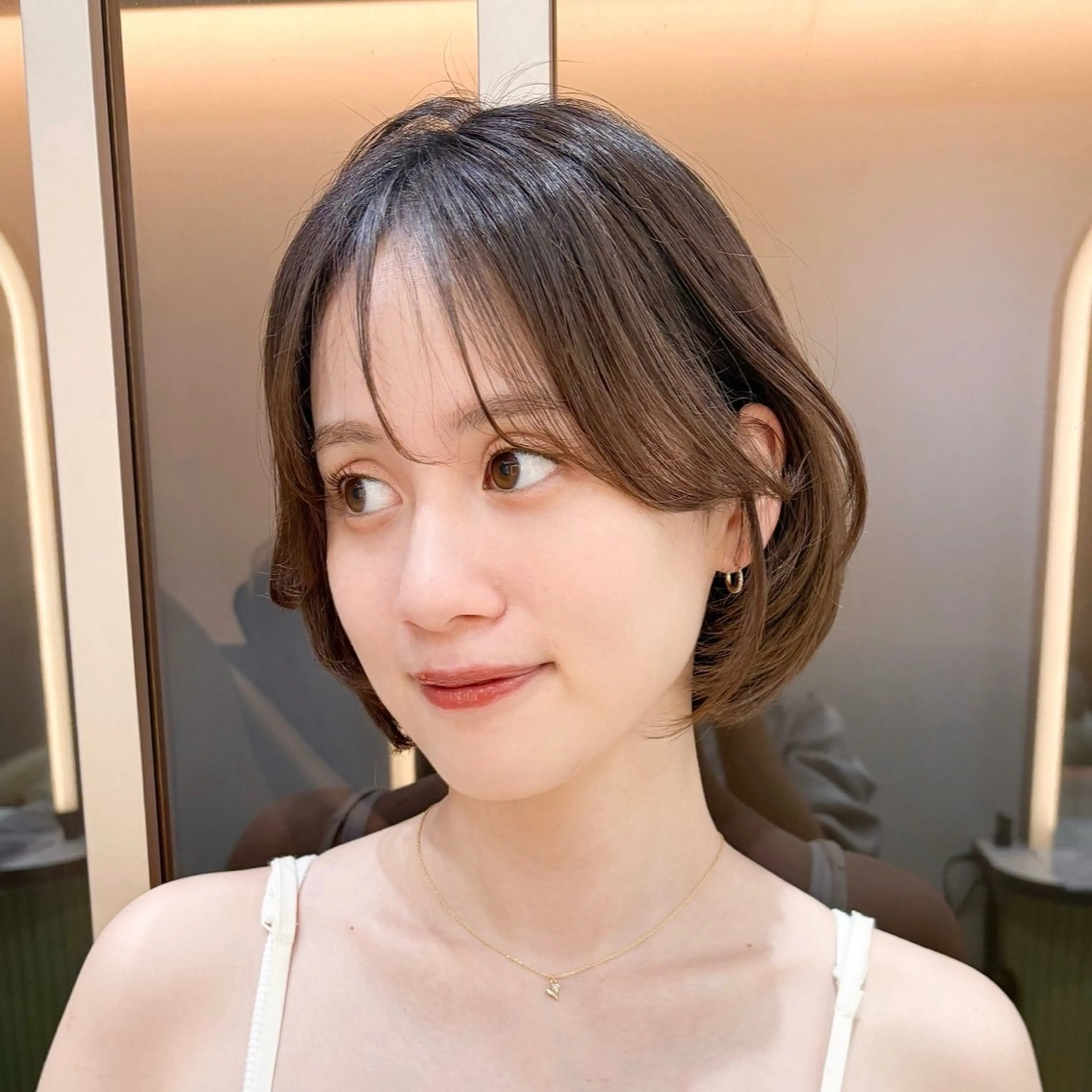 ショート 🩵韓国レイヤー│ ボブ│愛華🪽のヘアスタイル