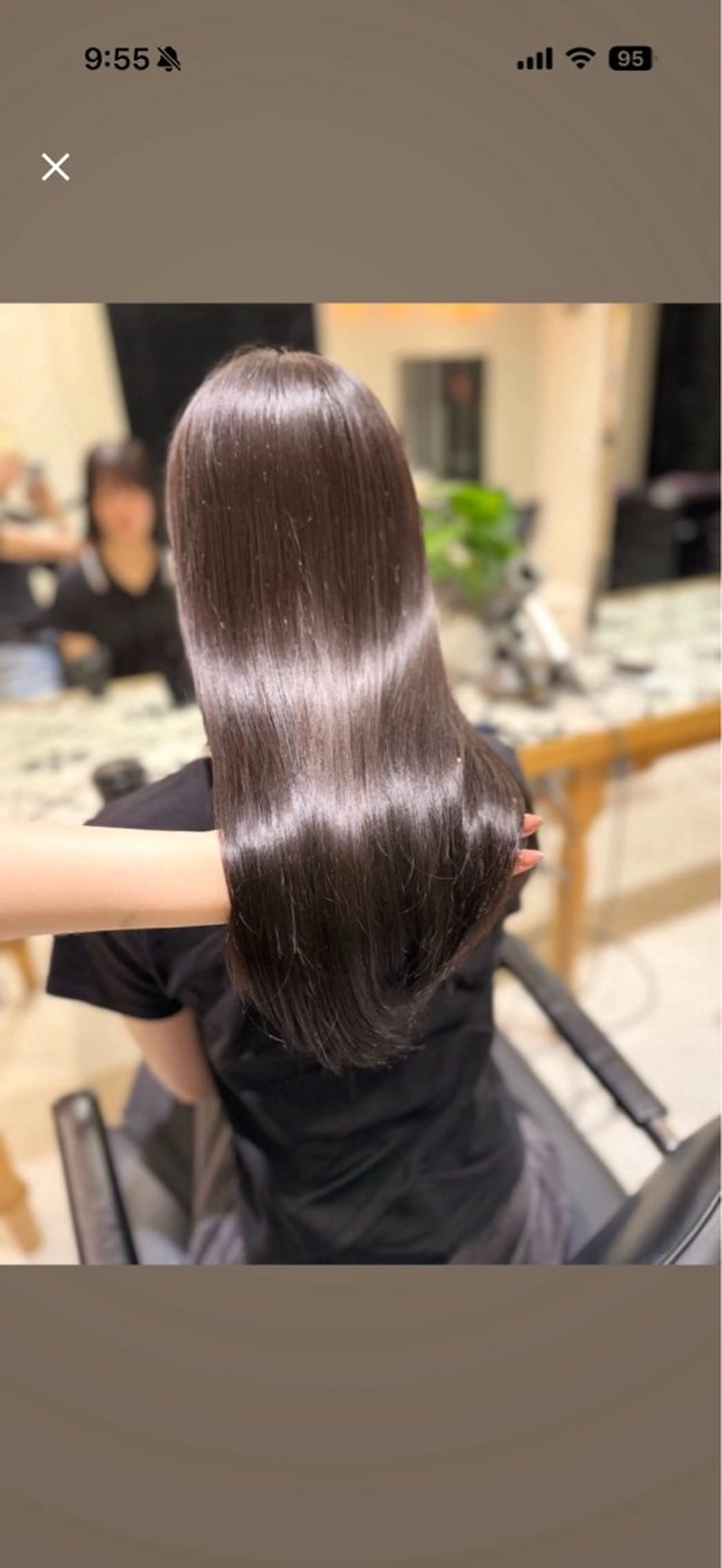 🍀ミニモ限定🍀『髪質改善🎶』艶ワンカラー＋マイクロバブルシャンプー＋トリートメントの写真