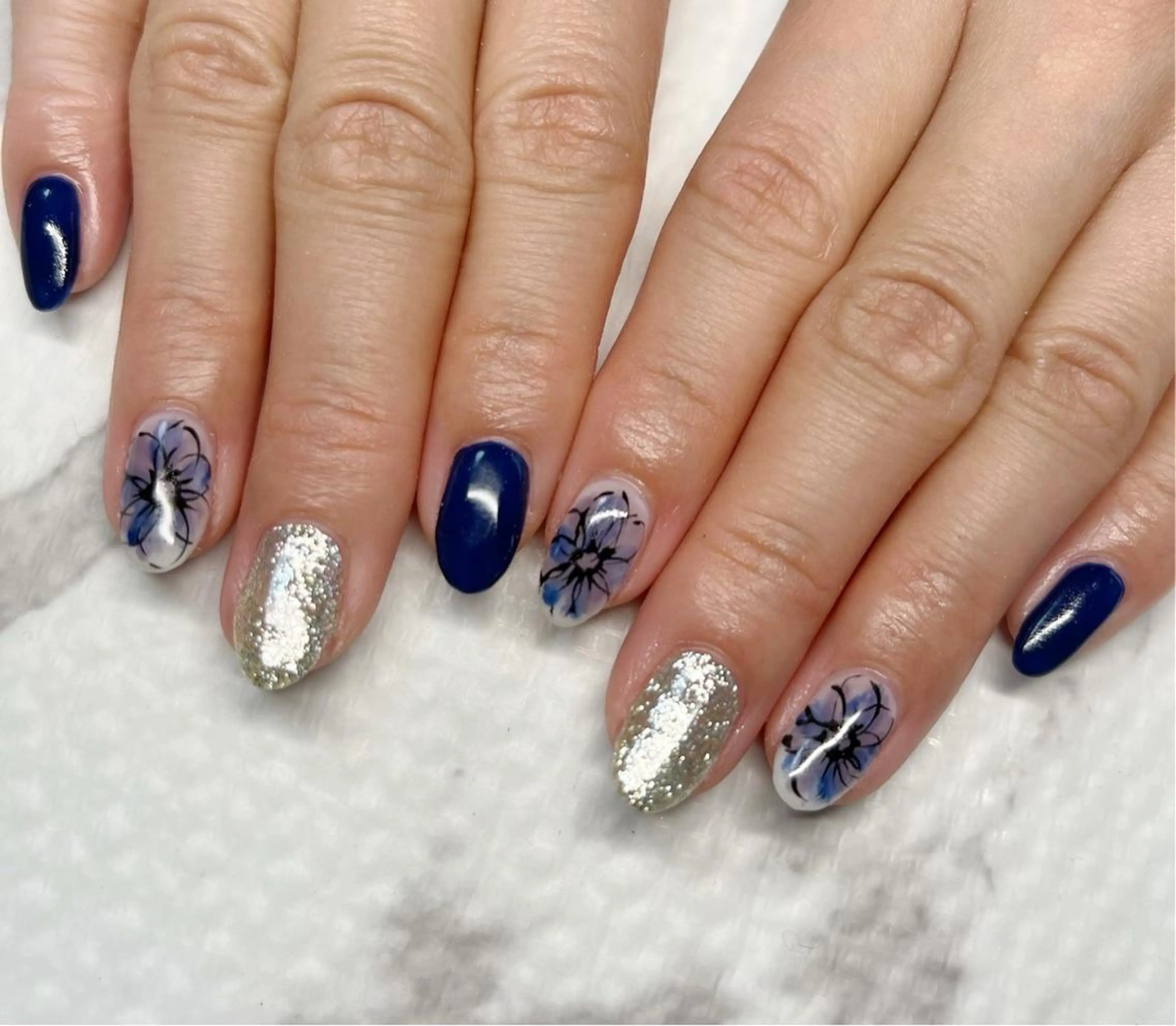 ネイル フットネイル グリーン オフィスネイル ワンカラーネイル 春ネイル Lily Blancheのその他イメージ