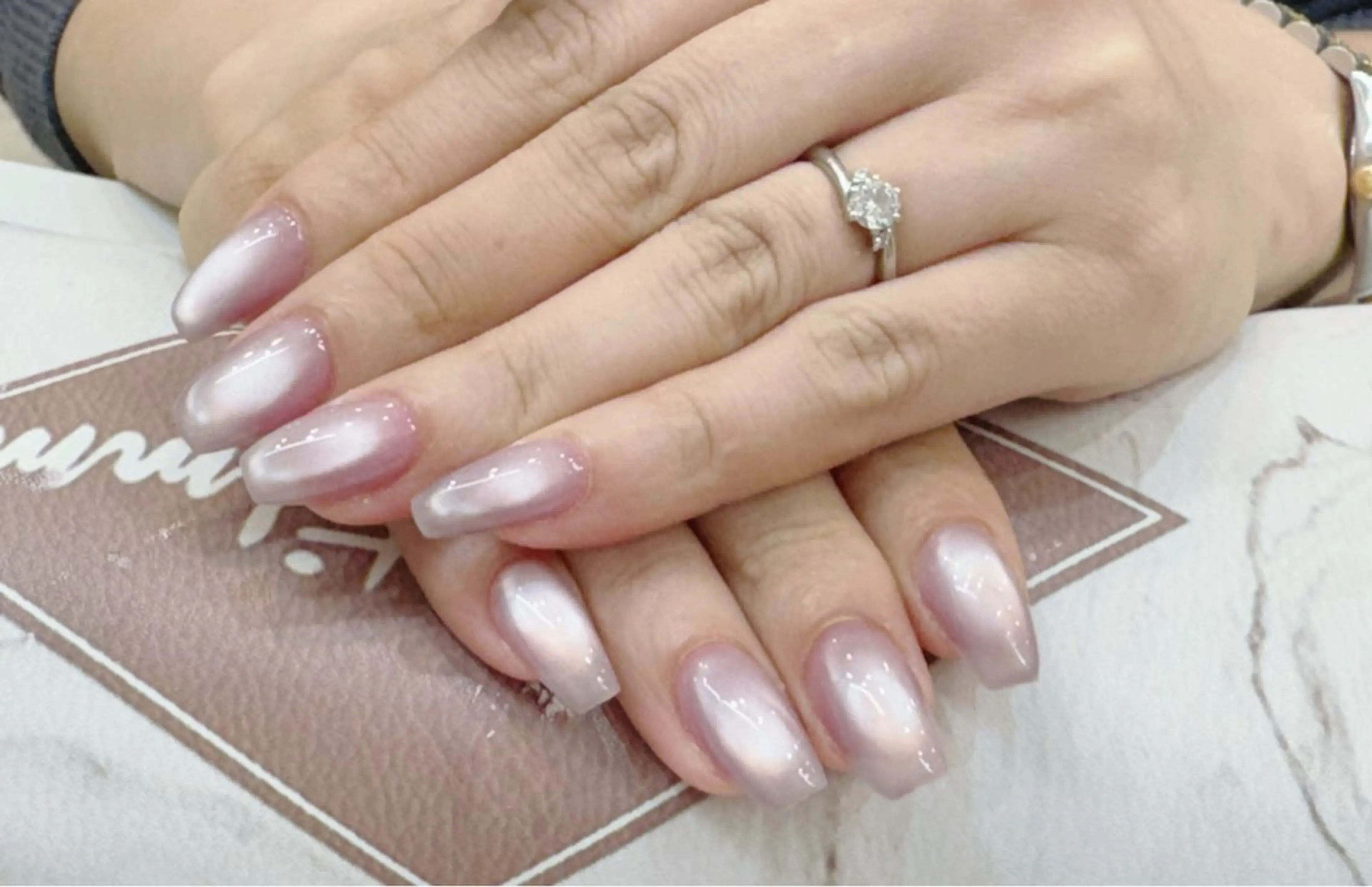 ネイル アートネイル フットネイル ジェルネイル ハート マグネットネイル Babarla Nailのネイルデザイン