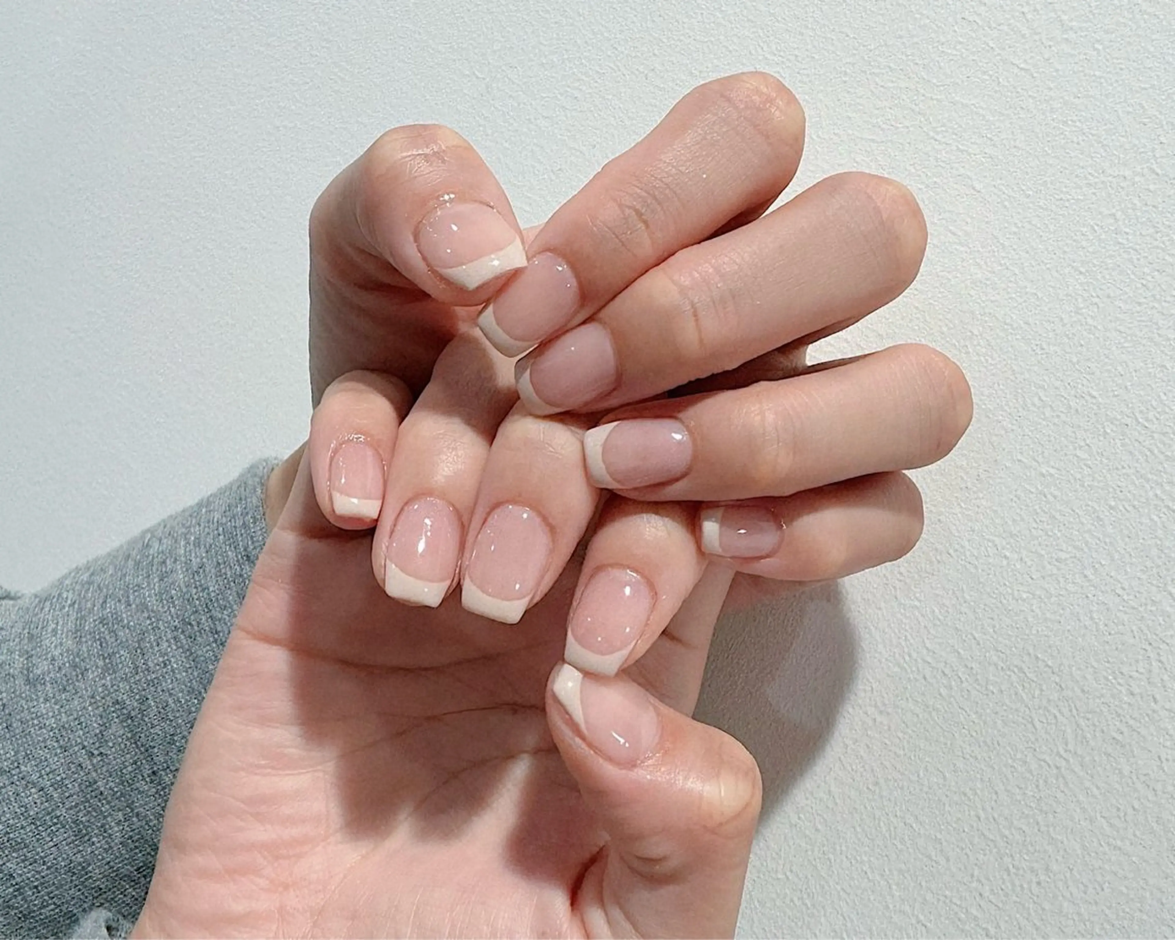 【オフあり】jr.ネイリスト🌿レッスンモデル様募集🌟オフ/ケア込！フレンチ¥3000の写真