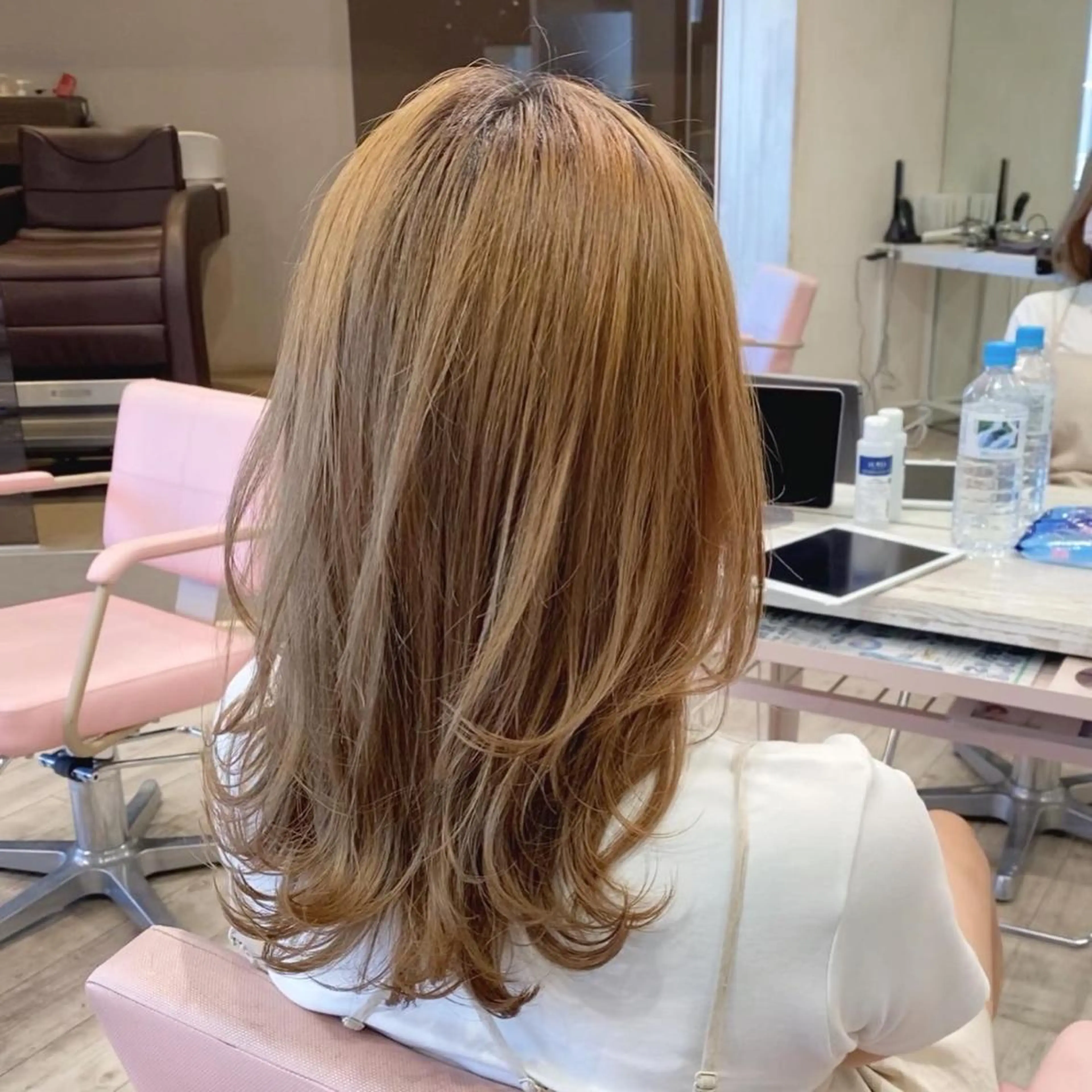 ミディアム 顔まわりカット🌟 くびれヘア/寺門遥輝のヘアスタイル