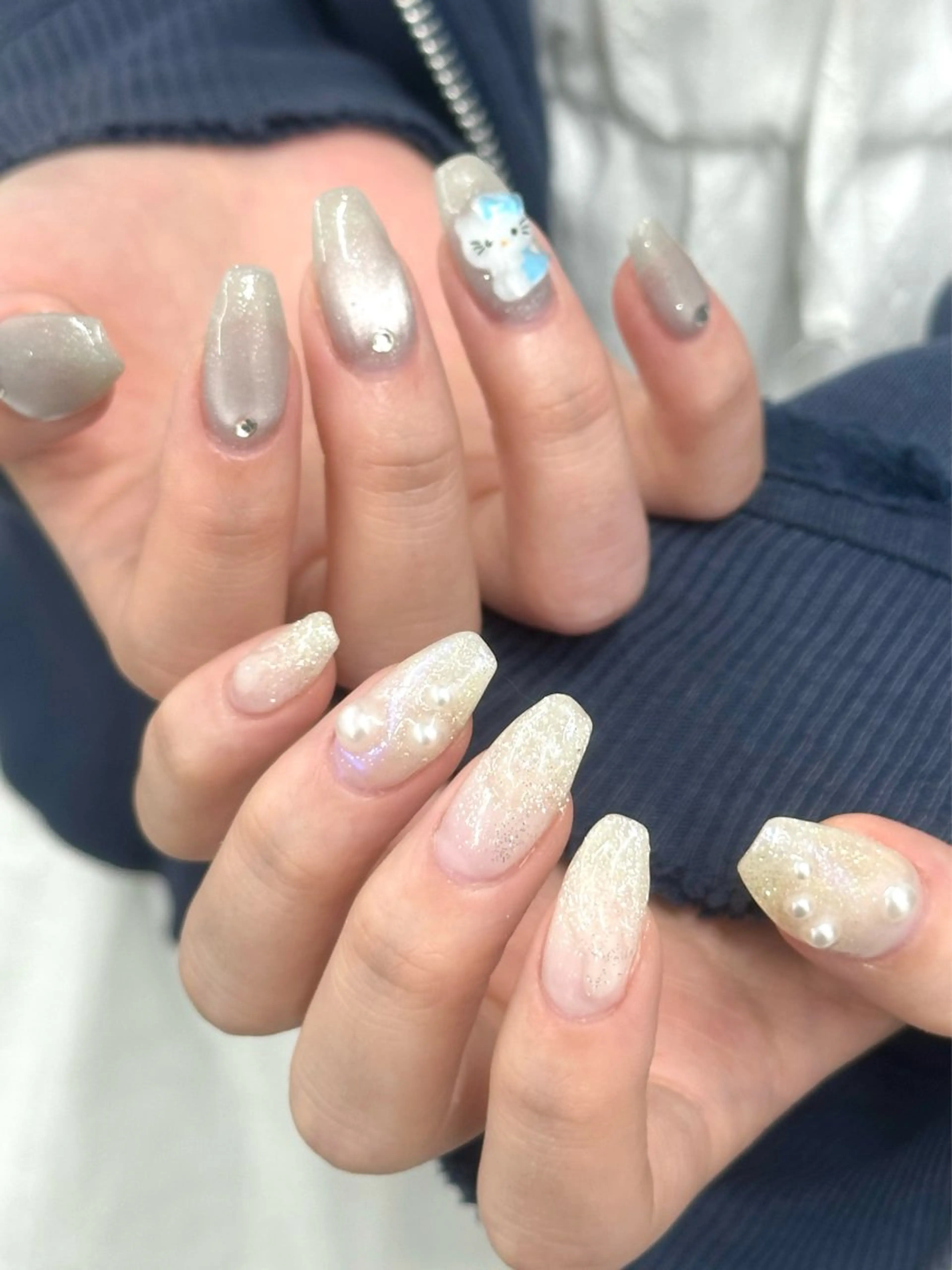 ネイル 𝐦𝐢𝐲𝐮/韓 国𝐲𝟐𝐤ネイルのネイルデザイン