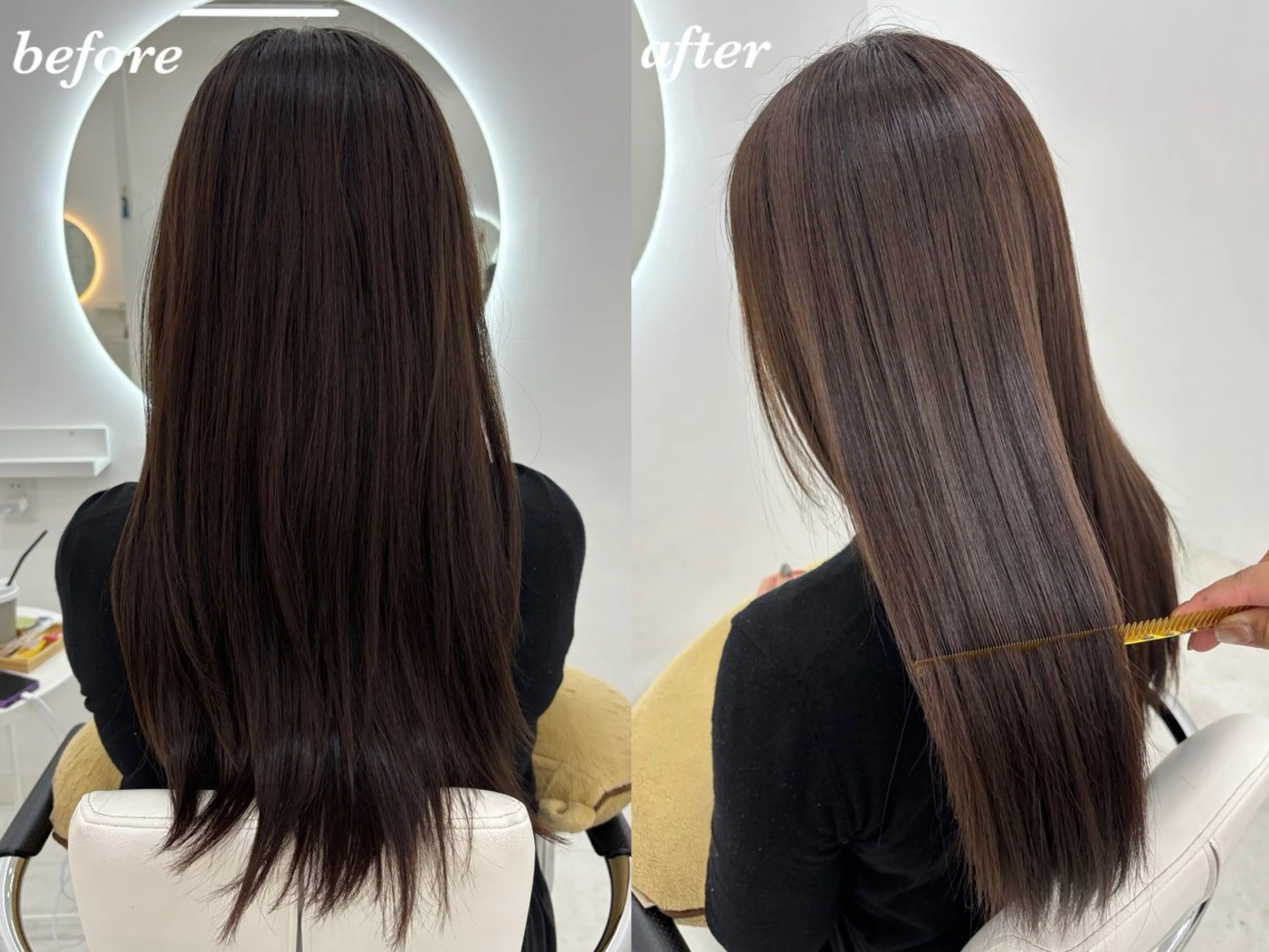 ロング カラー トリートメント 【aini天王寺】 𝐚𝐢𝐫𝐢✂︎のヘアスタイル