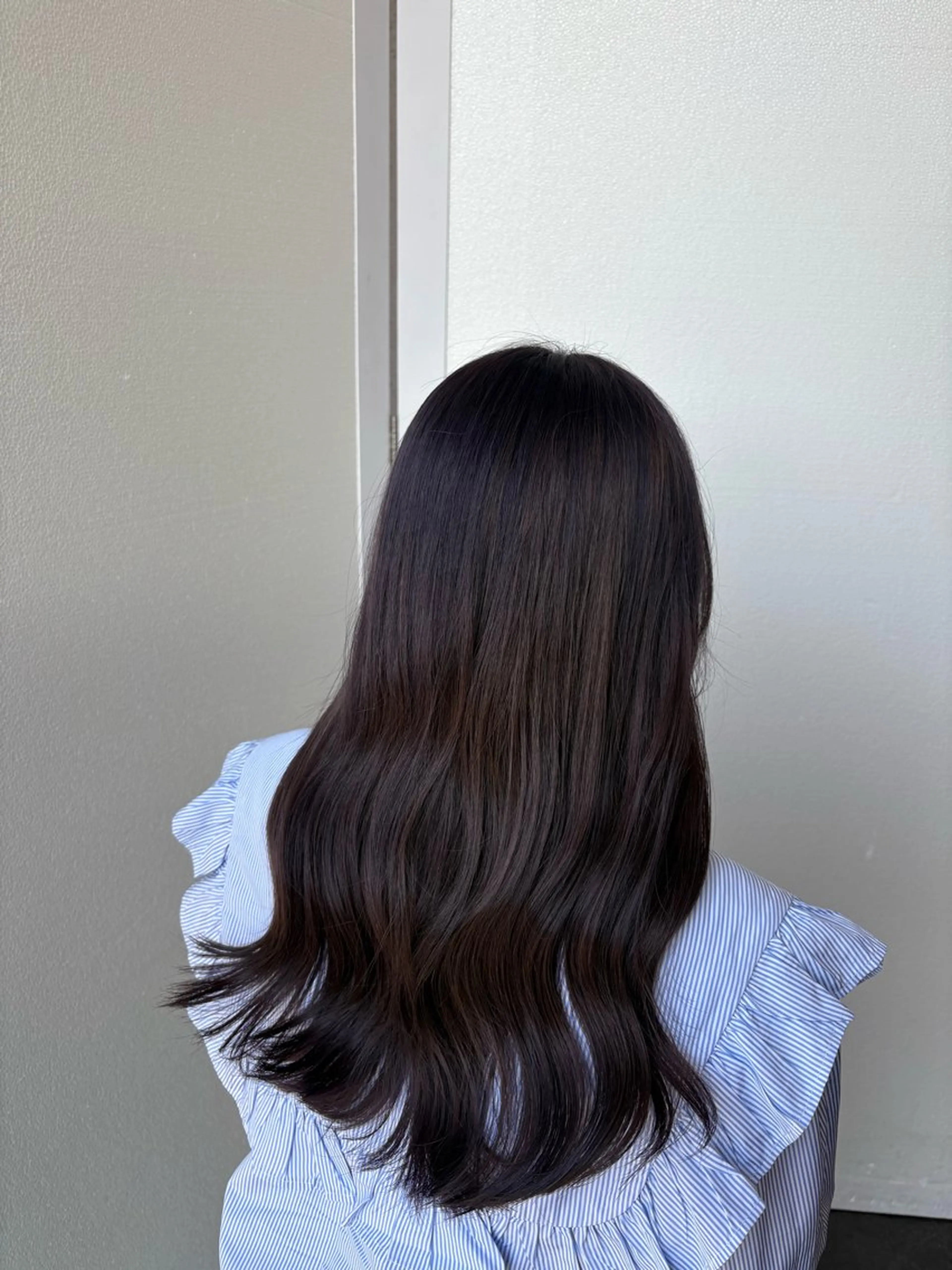 ロング カラー ダブルカラー パープルカラー ヘアカラー SARAJU仁川 _aya🌼のヘアスタイル