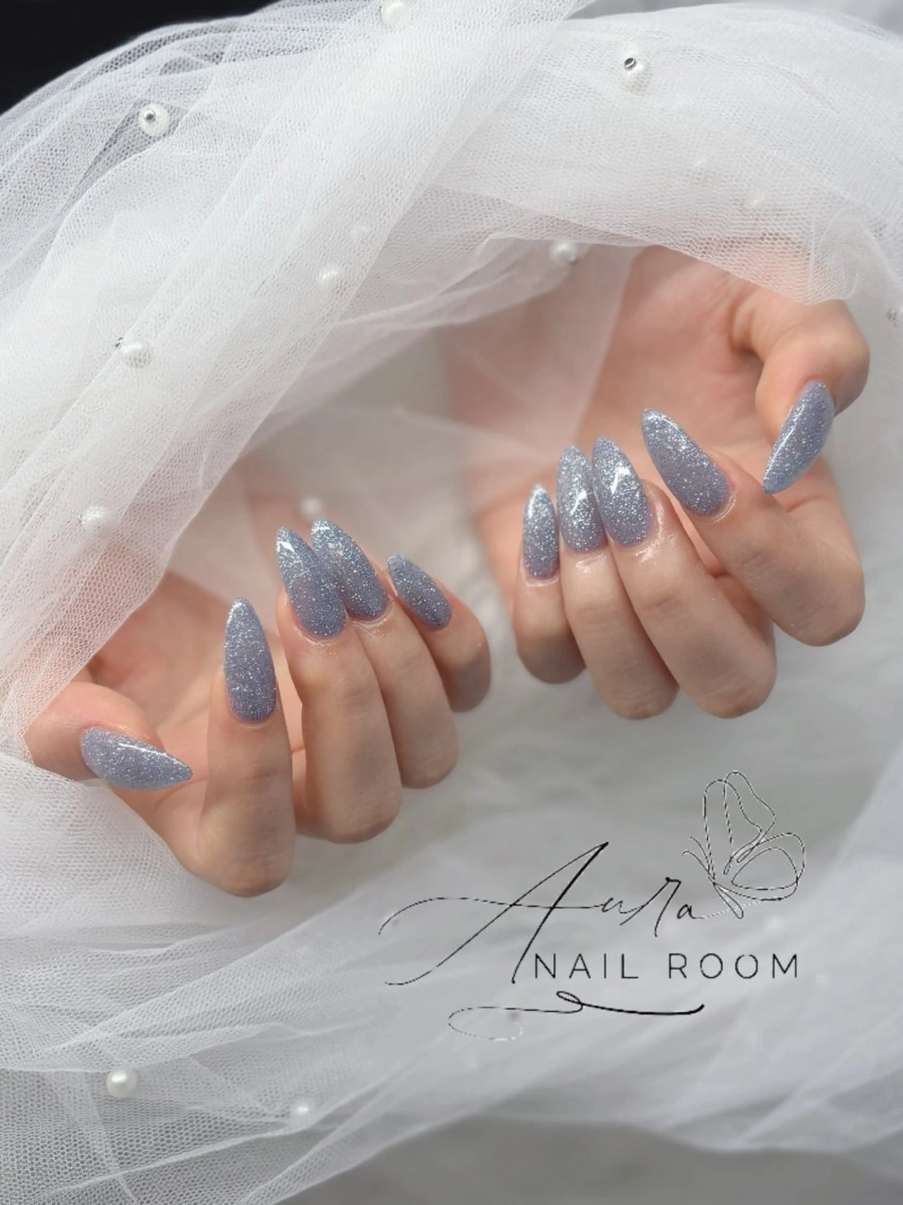 ネイル フラッシュネイル Aura Nail Roomのネイルデザイン