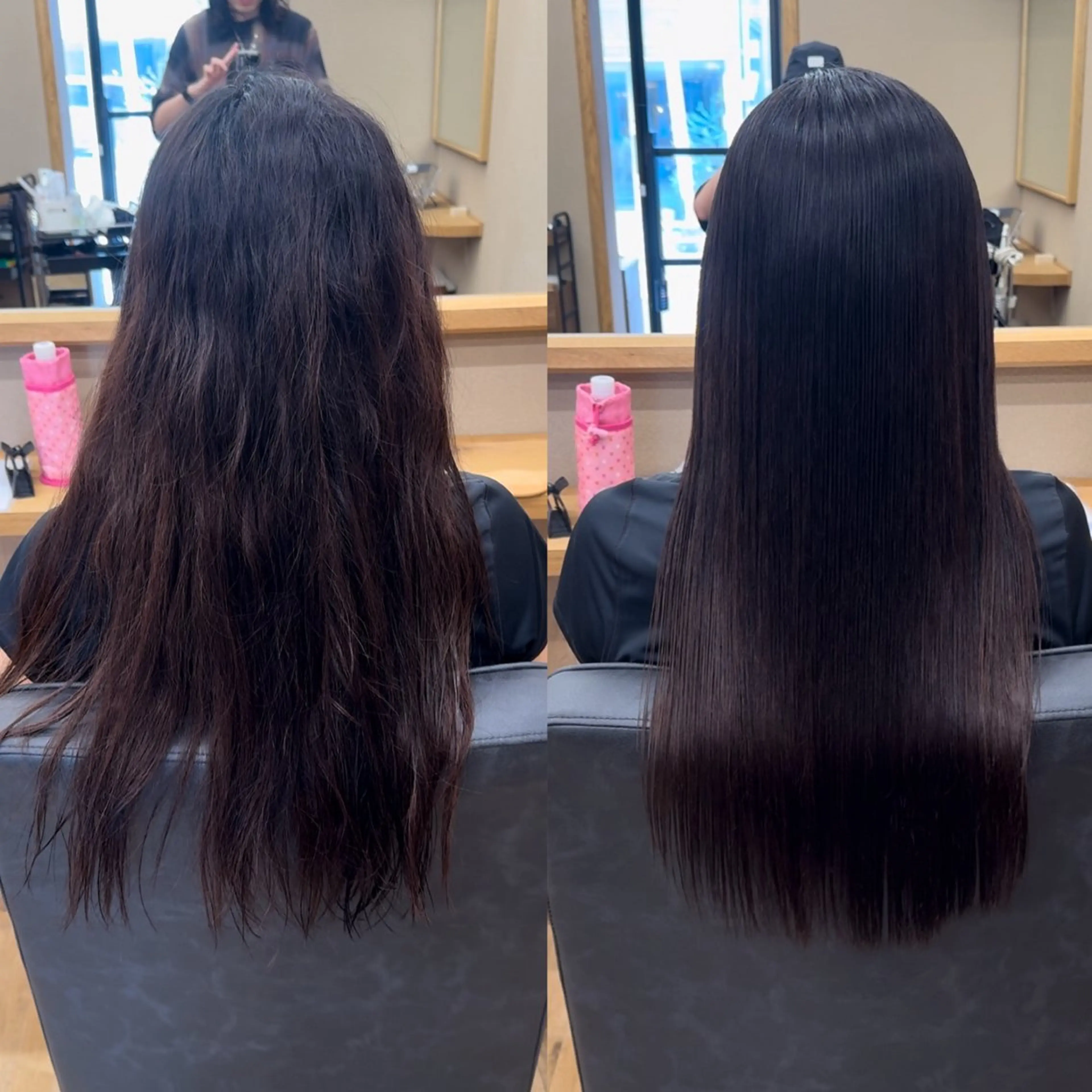 ロング 【髪質改善】タケウチ 【手で乾かすだけ】のヘアスタイル