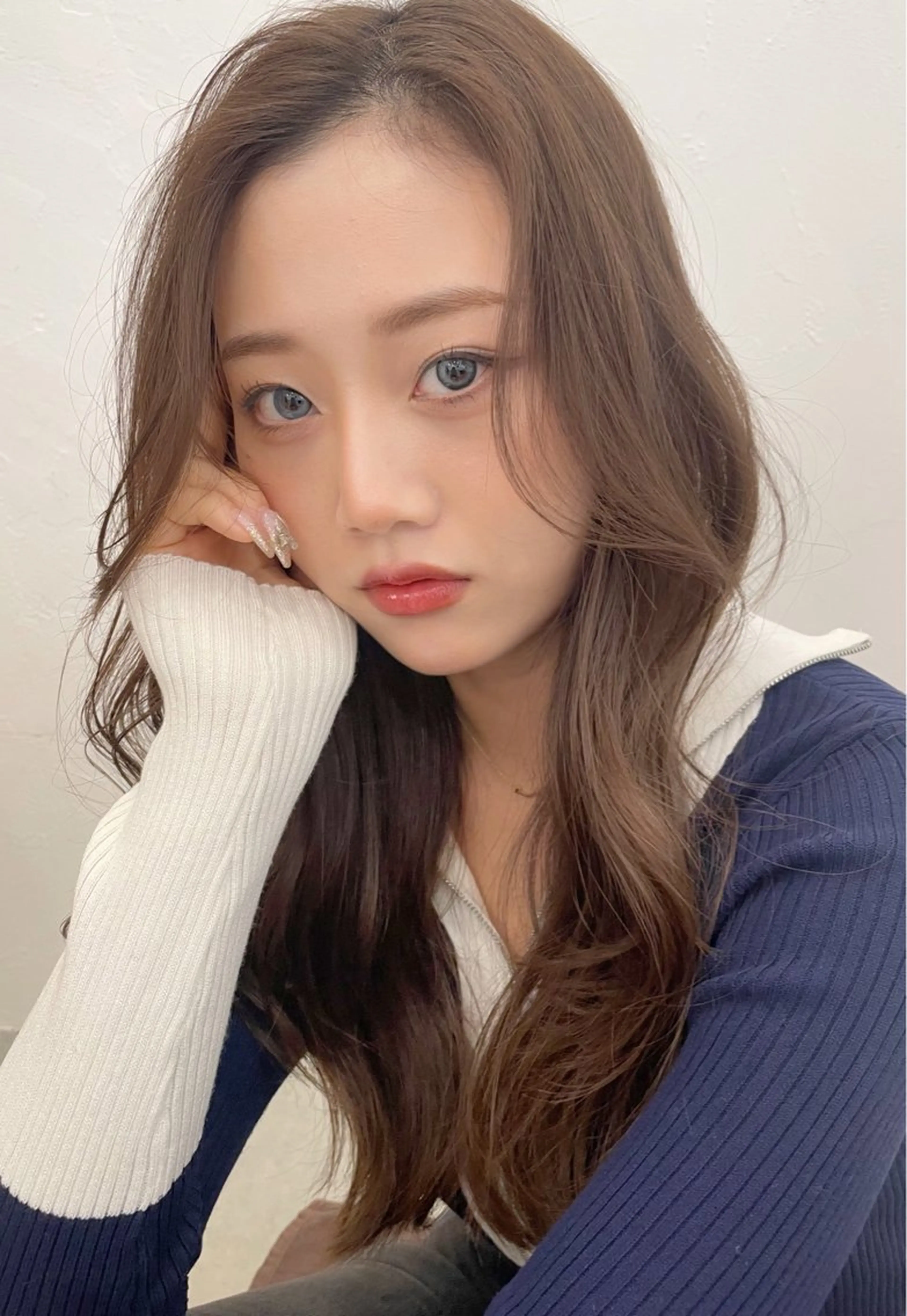 ロング 韓国風パーマ/ヘア セット/店長みづきのヘアスタイル