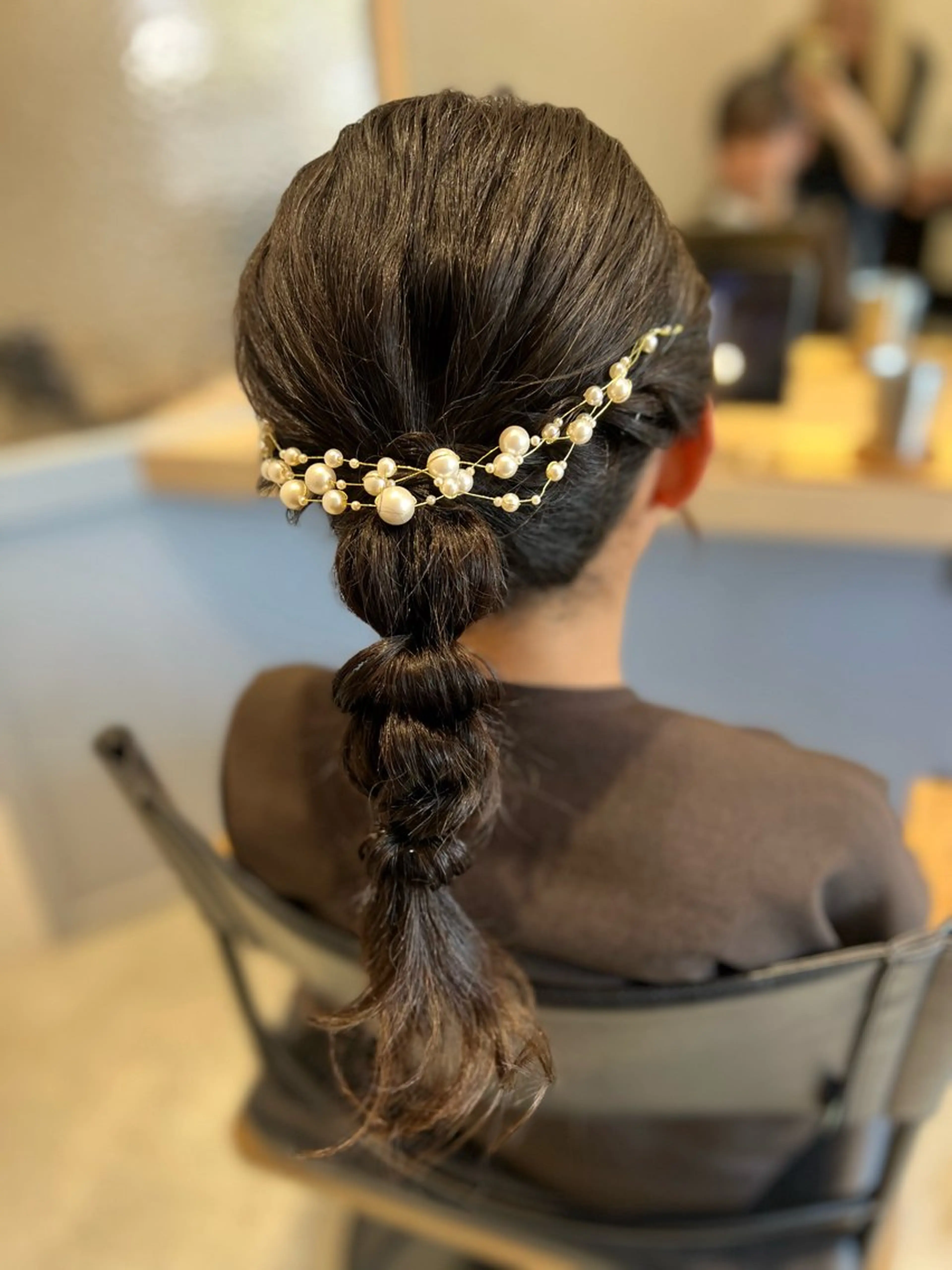 ミディアム ヘアセット 小池 夏美のヘアスタイル