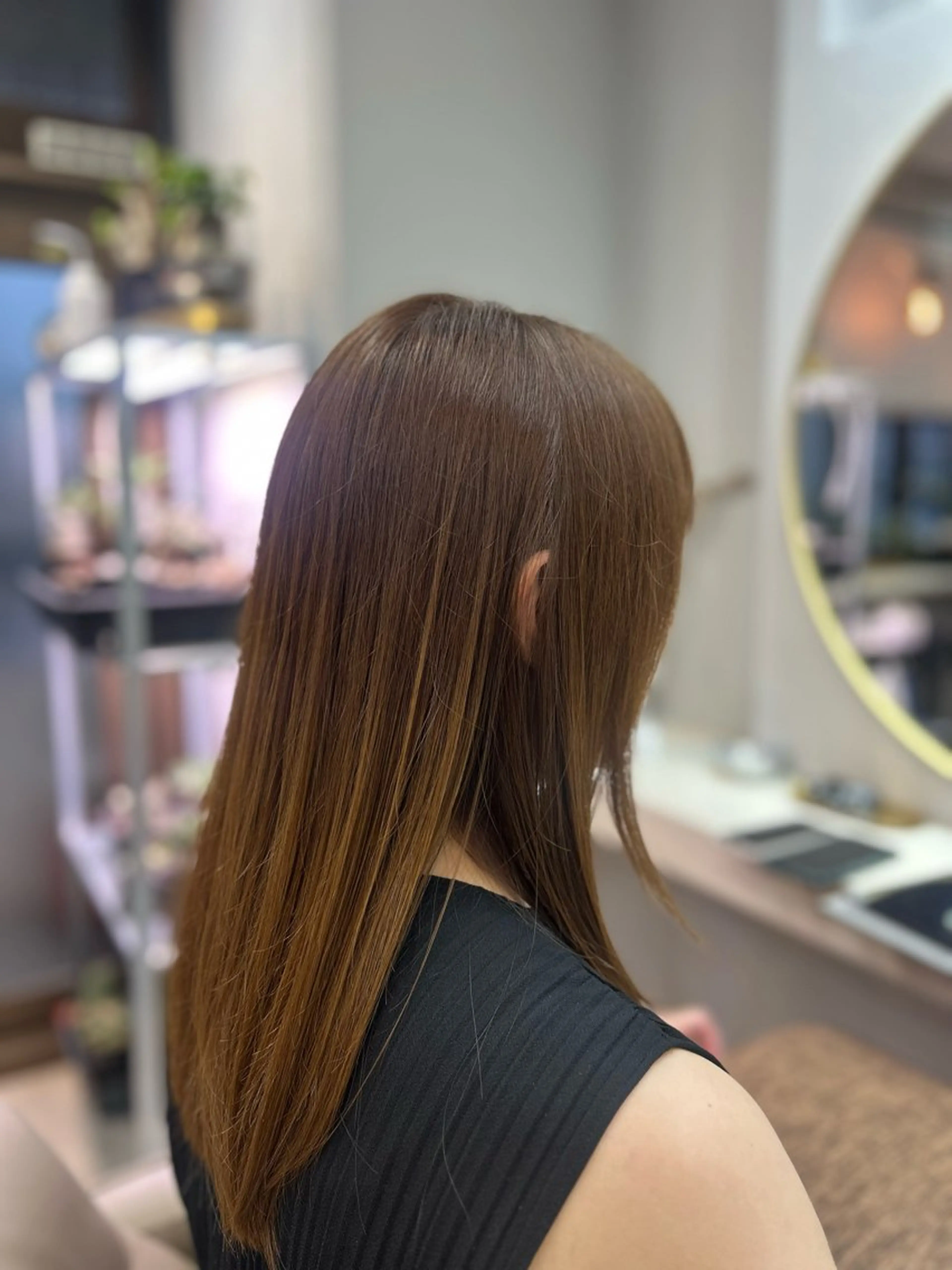 セミロング カット ヘアカラー 池田 太一のヘアスタイル