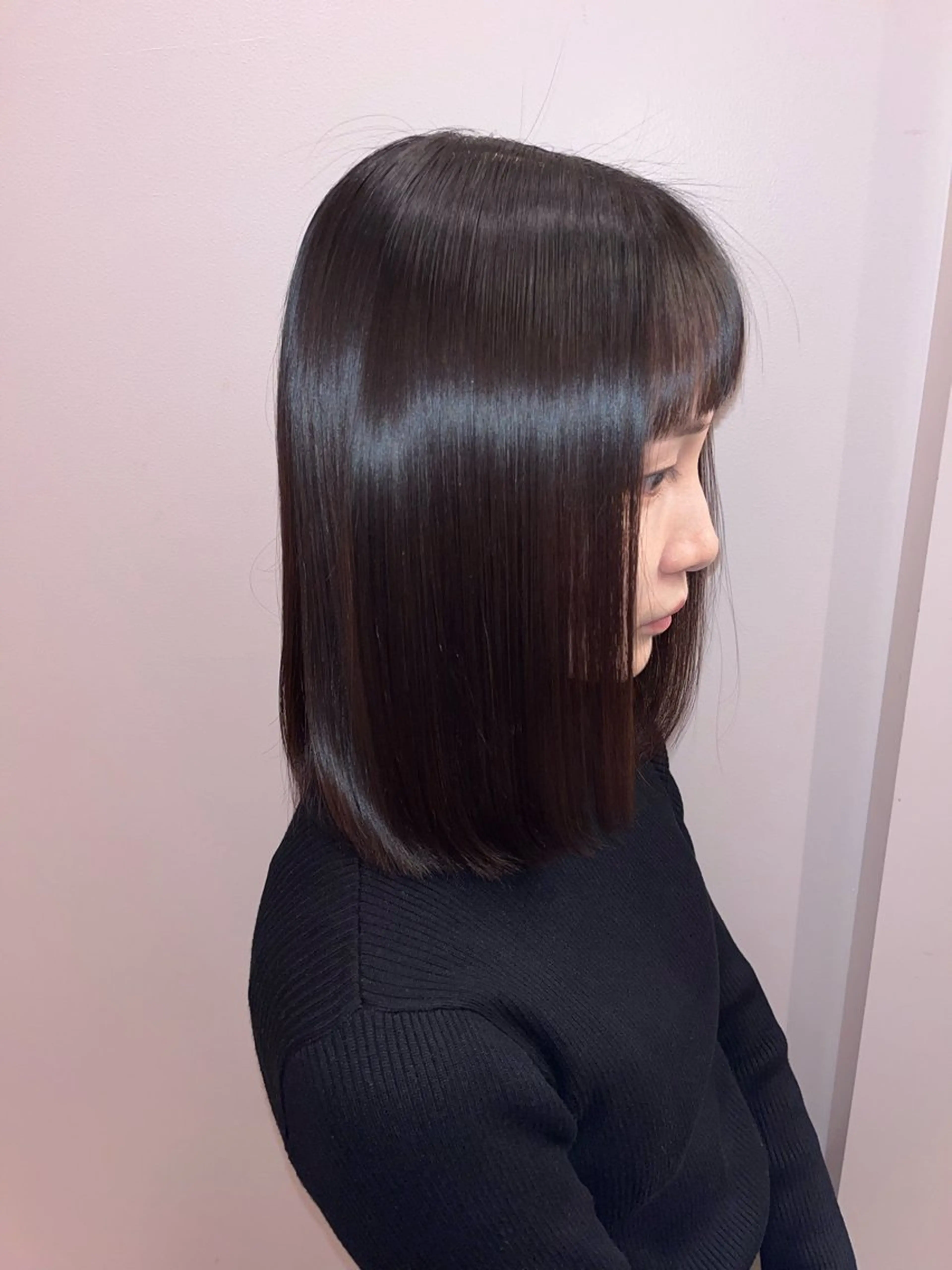 ミディアム トリートメント 【美ボブ. カラー】midoのヘアスタイル