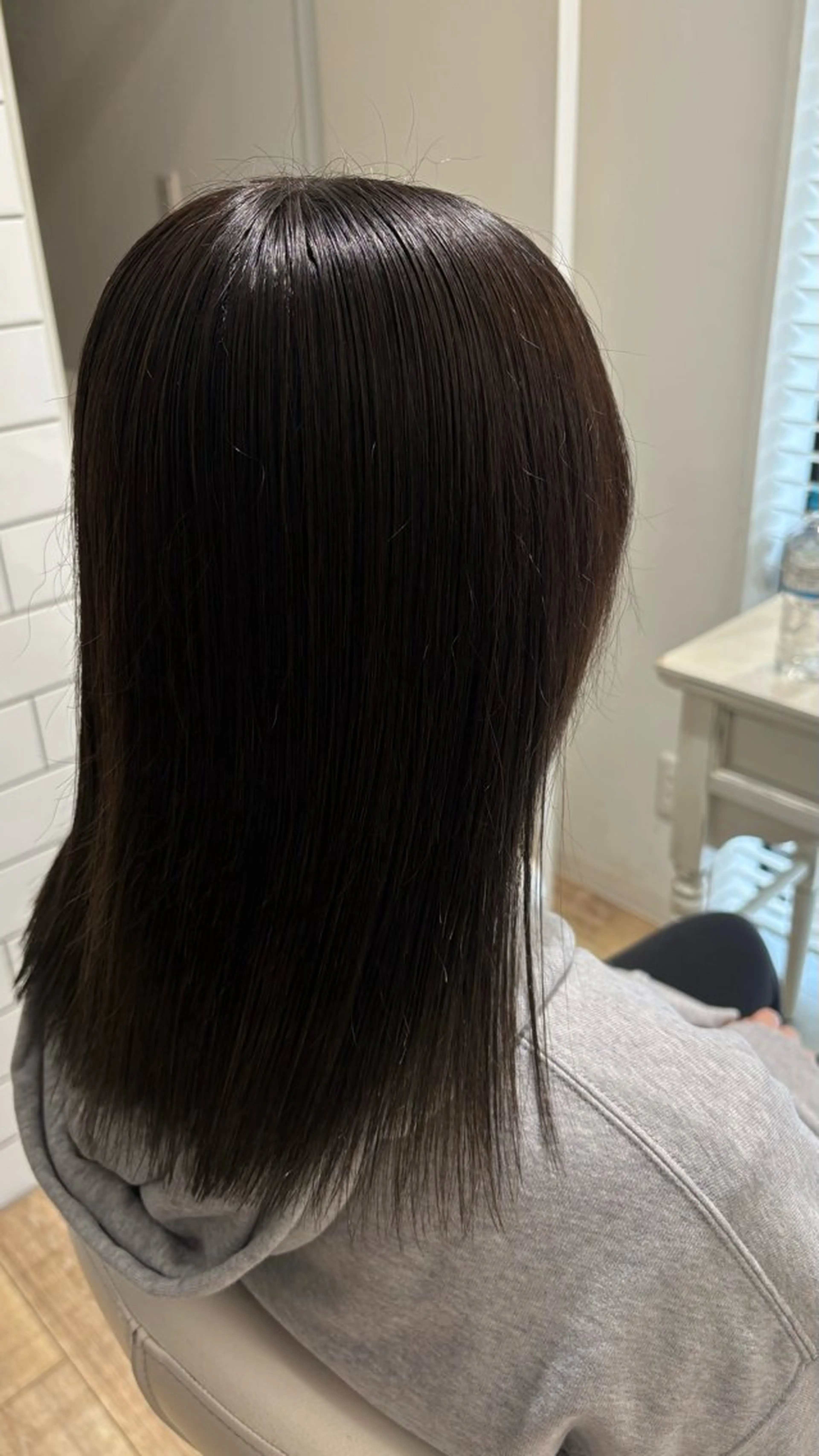 ミディアム カラー カット トリートメント 似合わせ 顔周りYUUGAのヘアスタイル