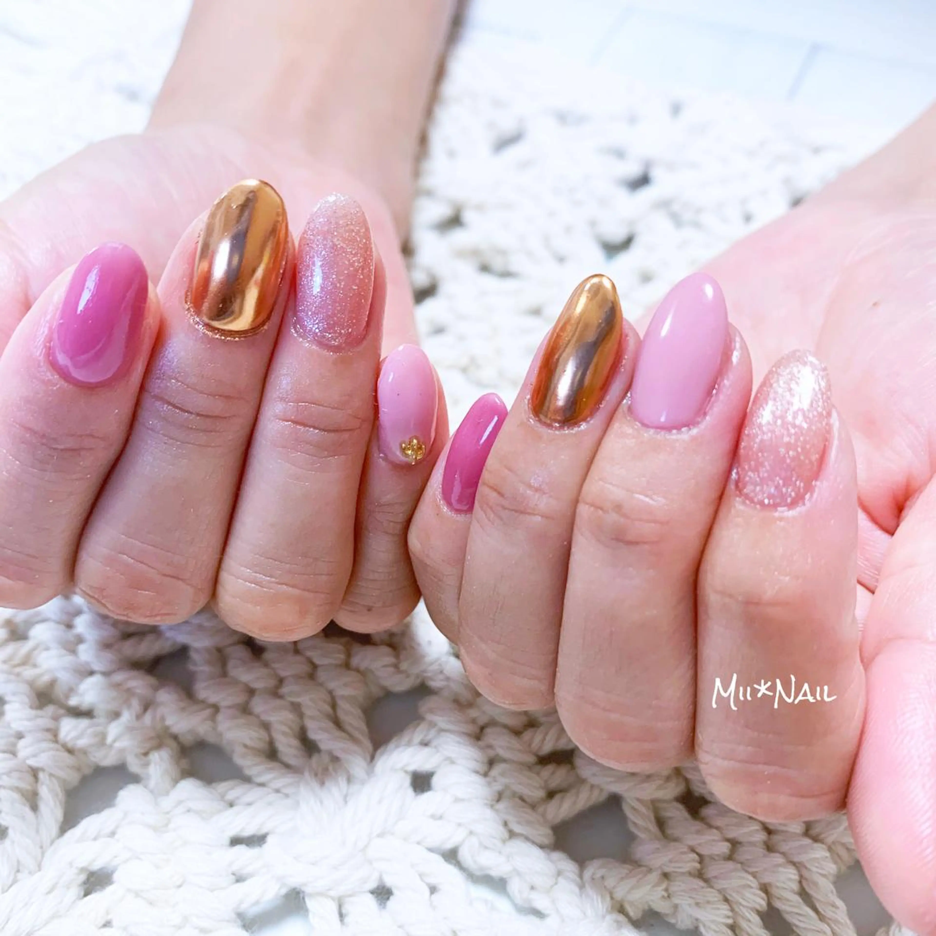 ネイル ミラーネイル MII*NAIL／ 美フォルムsalonのネイルデザイン