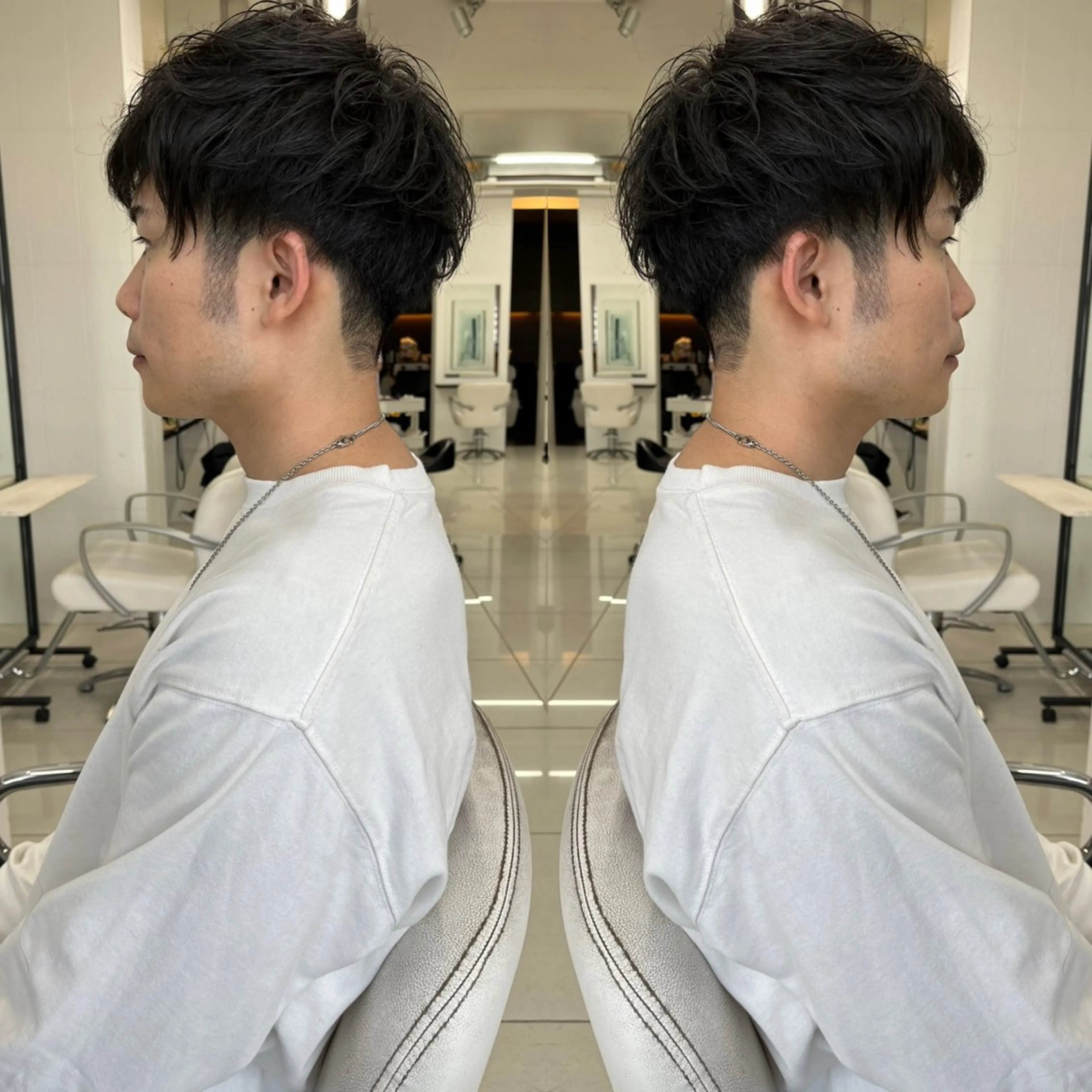 ショート パーマ メンズ カット パーマ BOOTH share salon所属・ハタケヤマヨシキ ／BOOTHのヘアスタイル