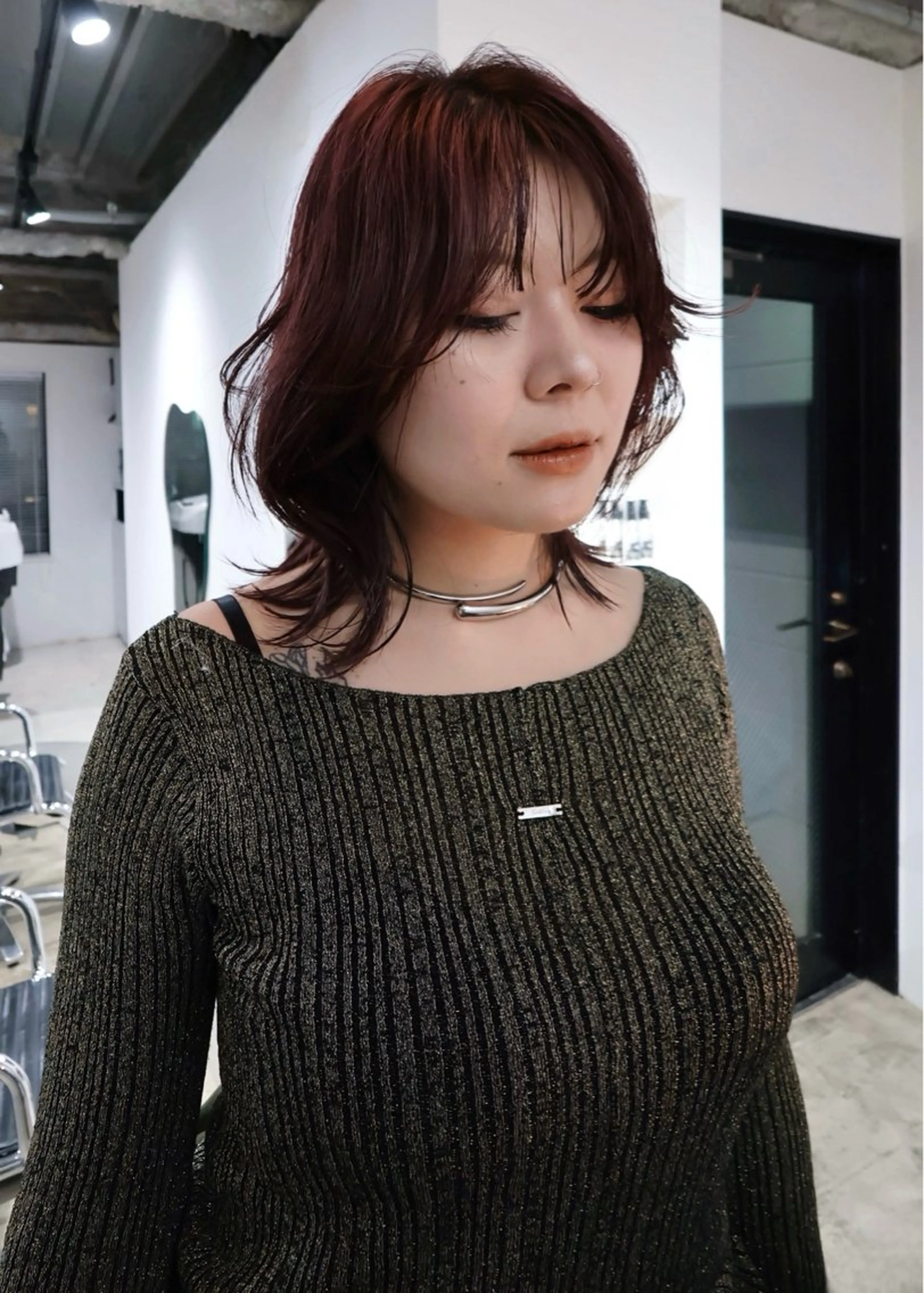 セミロング カット ヘアカラー 学芸大学 /ボブ SaKuraのヘアスタイル