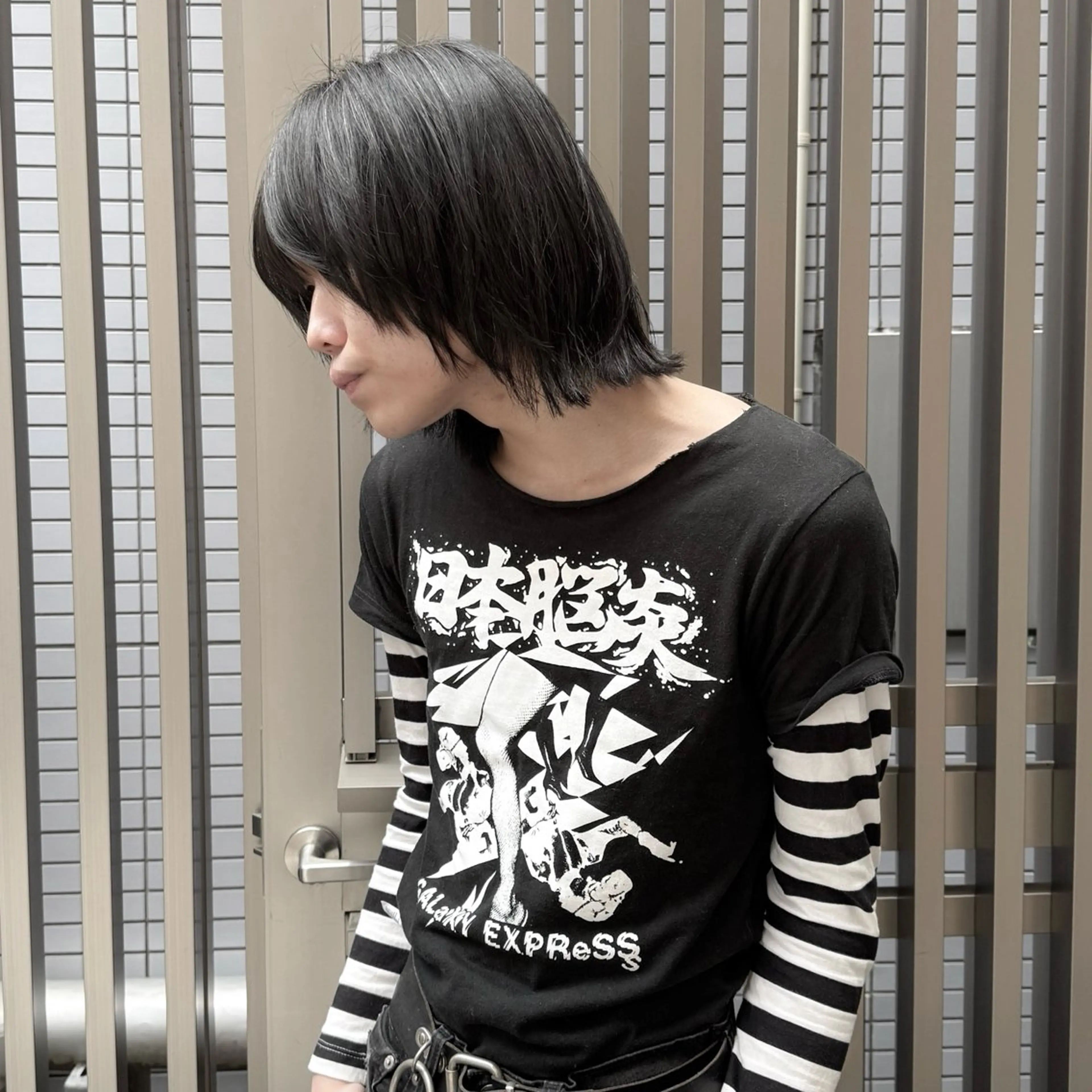 ミディアム ボブ 顔周りカット カット メンズミディアム☁️ ✨ナチュラル/下村迅のヘアスタイル