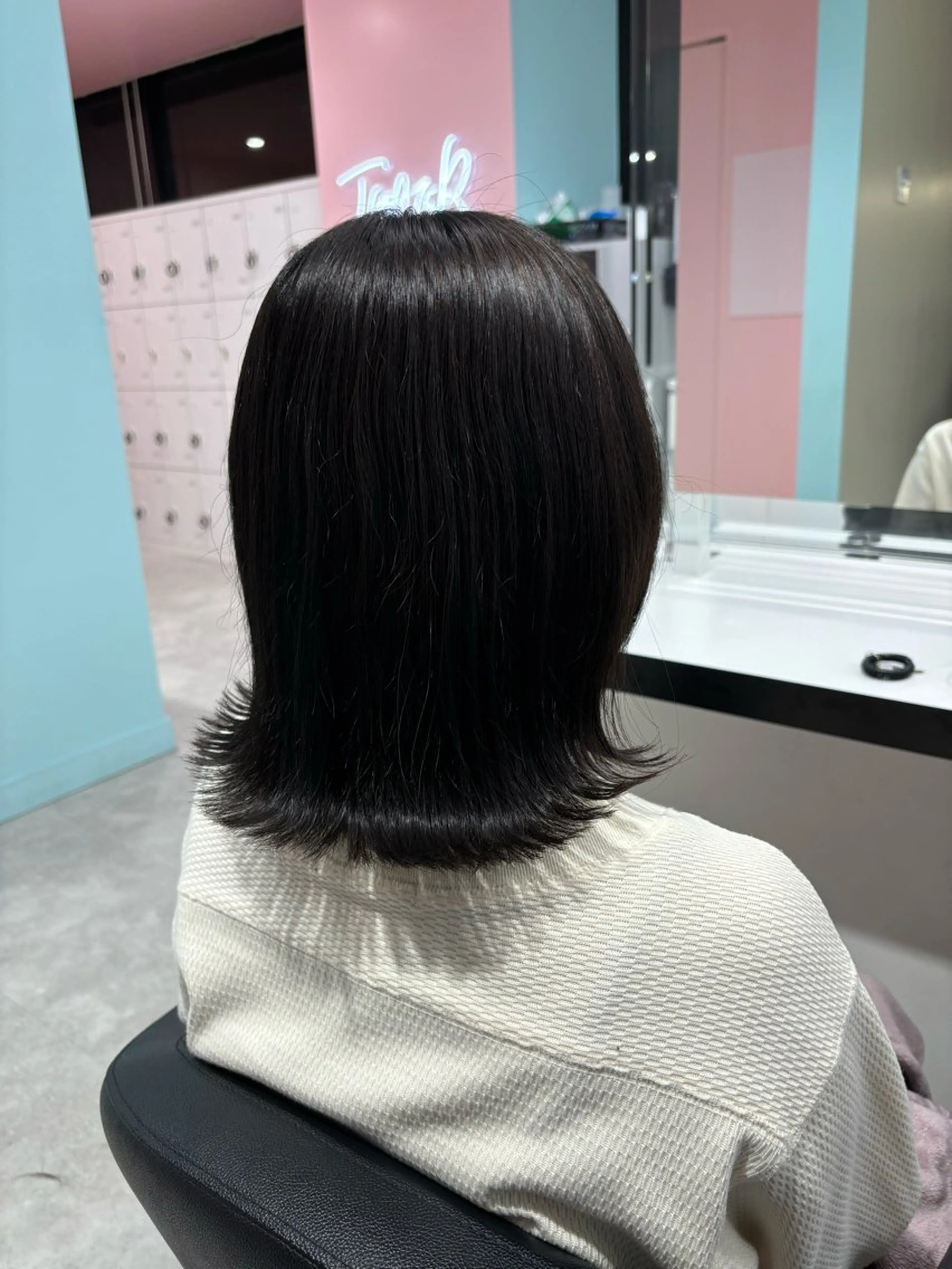 セミロング Wカラー/暖色/べ ージュりく©︎🐝のヘアスタイル