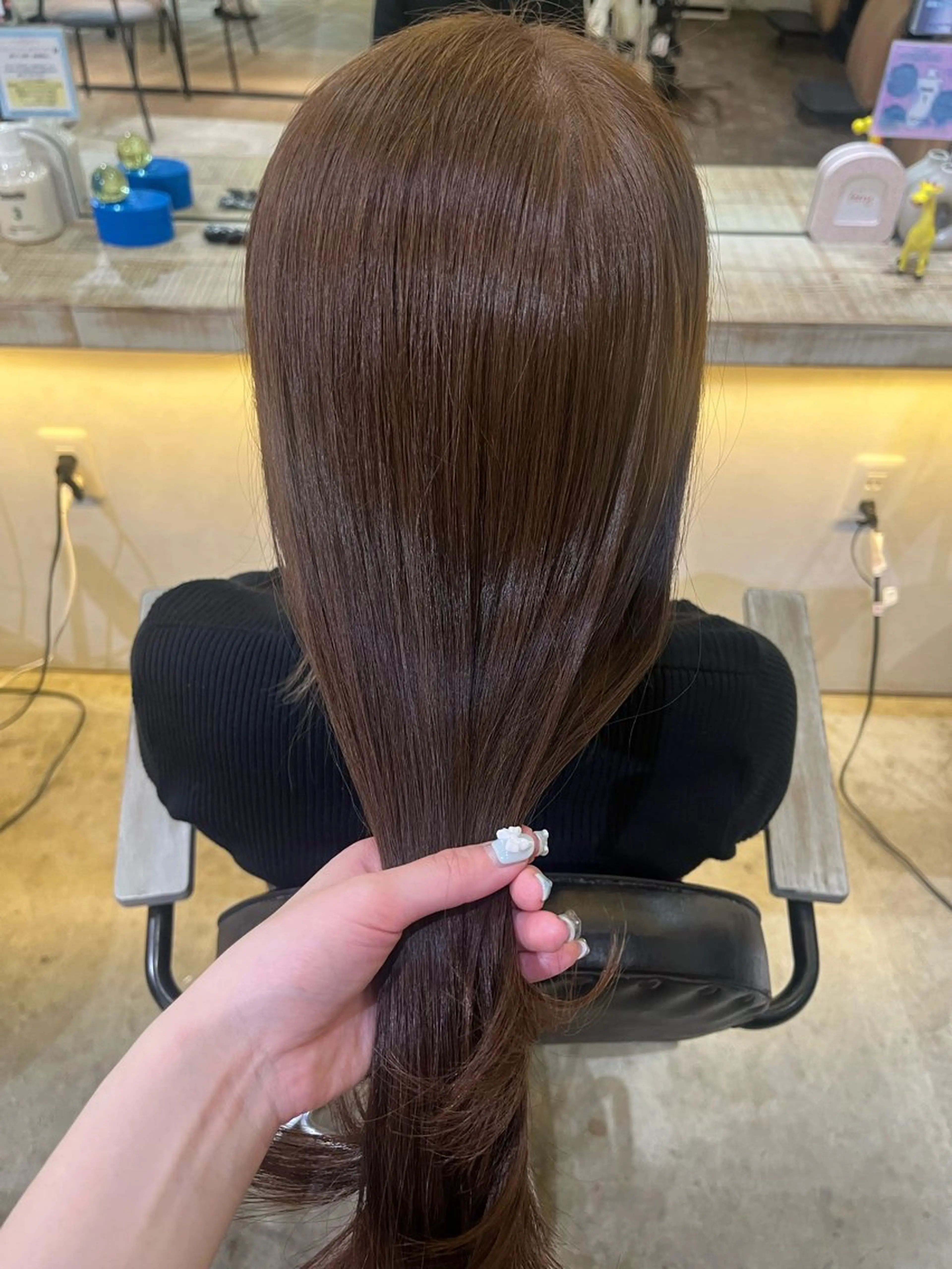 ロング カラー ベージュカラー カラーモデル募集🦕 mikuのヘアスタイル