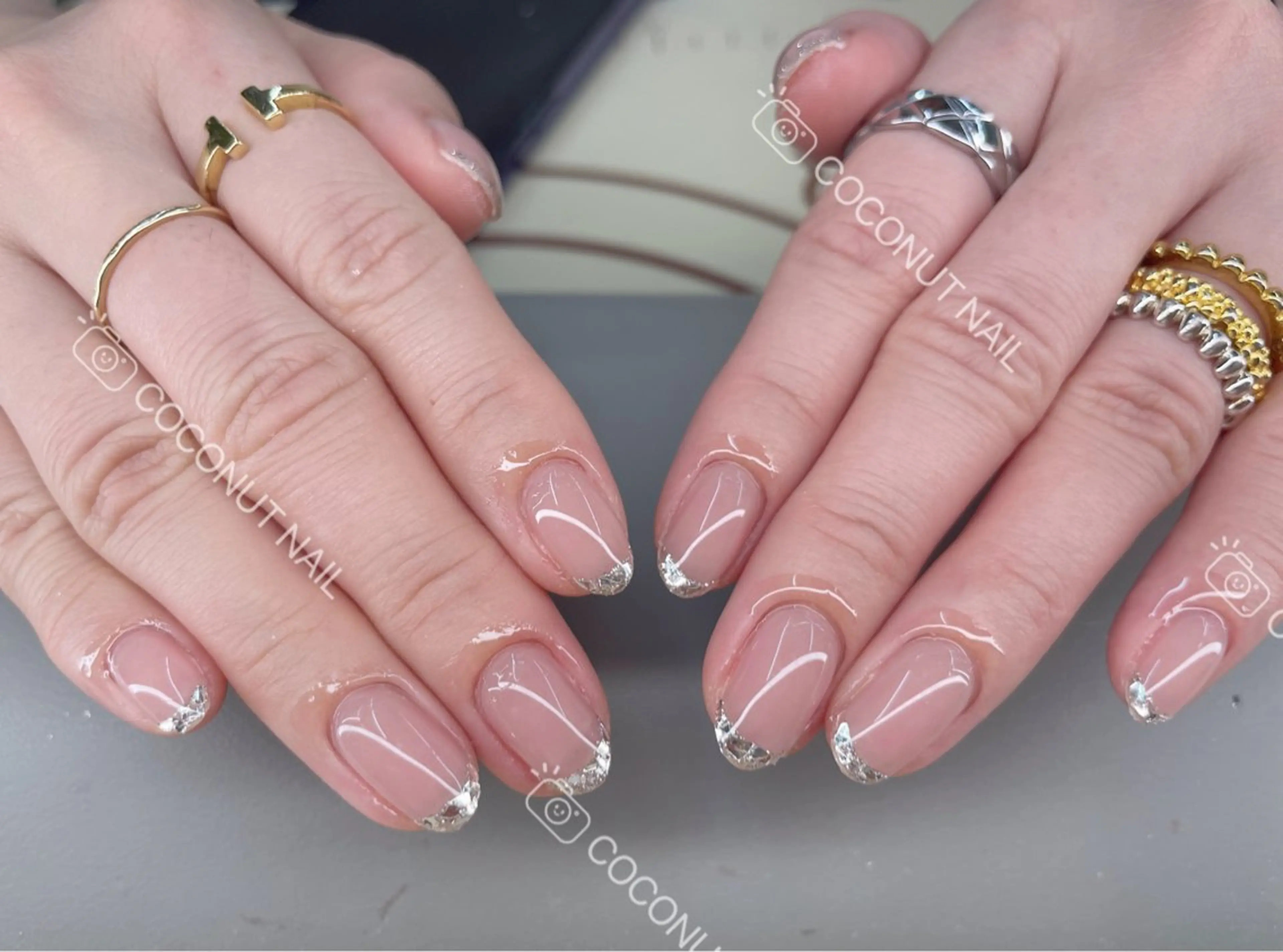 ネイル ハンドネイル 神田 ココナッツのネイルデザイン