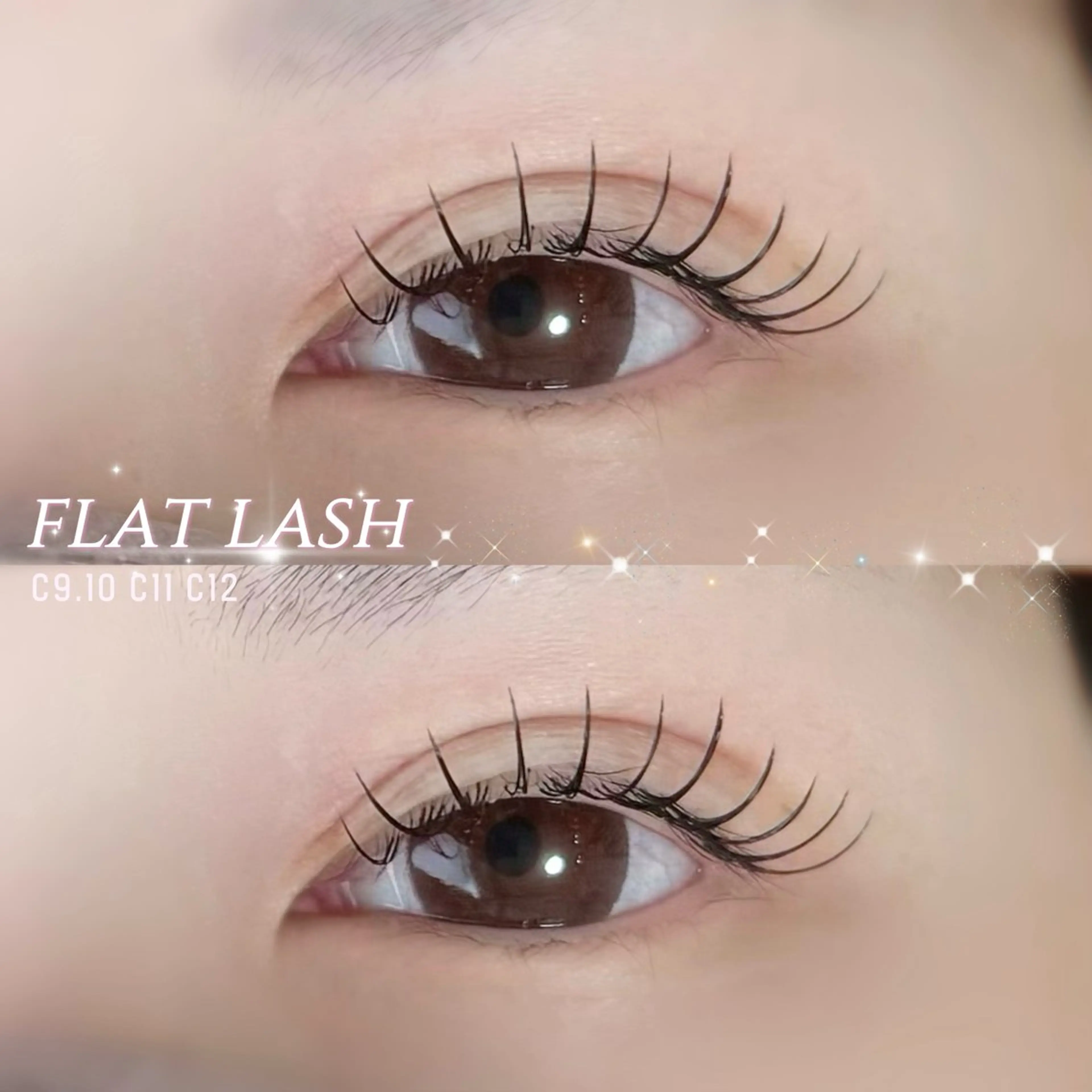 ナチュラルな仕上がり【フラットマットラッシュ100本】6,700円▶︎5,500縁の写真