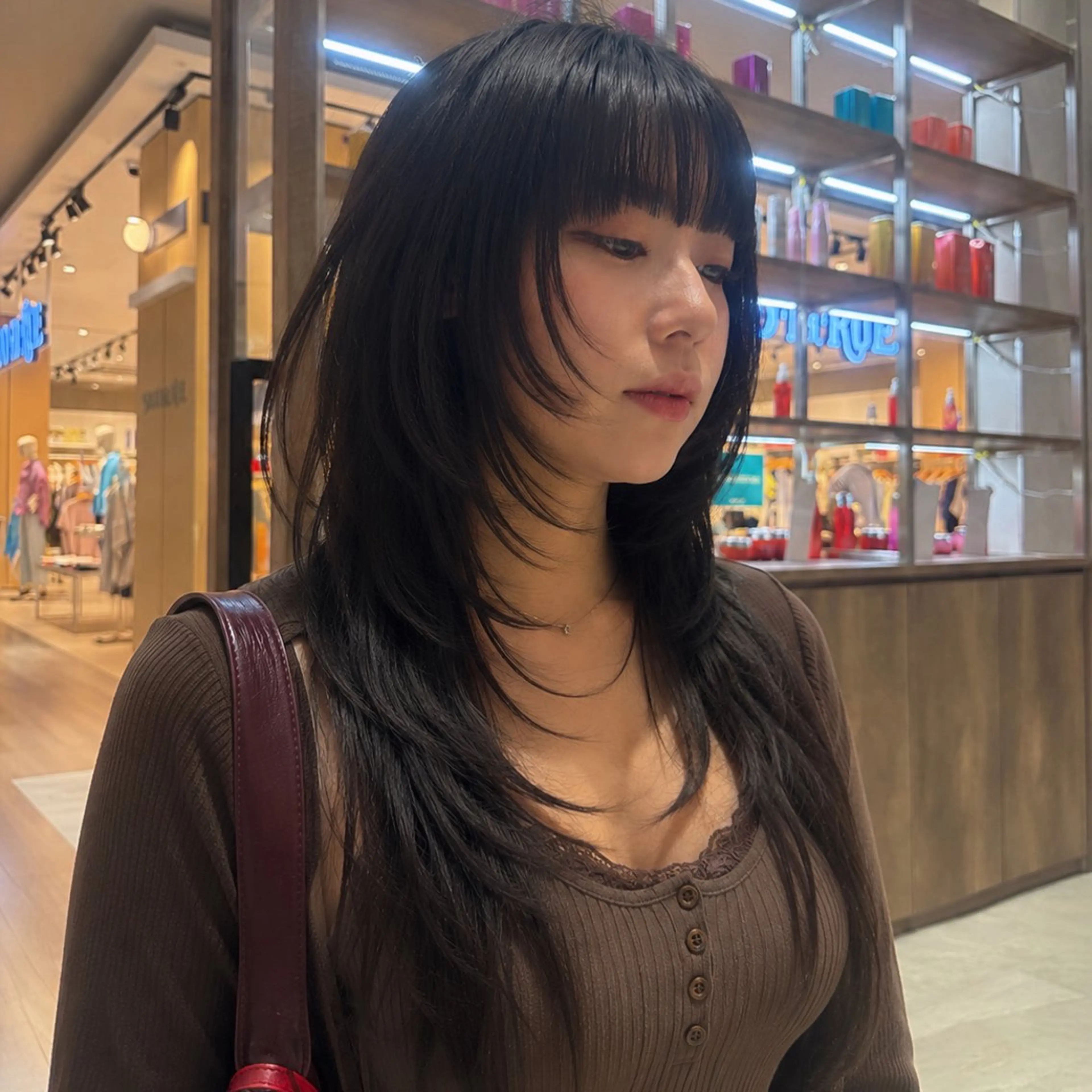 ロング カット ヘアカラー トリートメント 石井良典 髪質改善のヘアスタイル