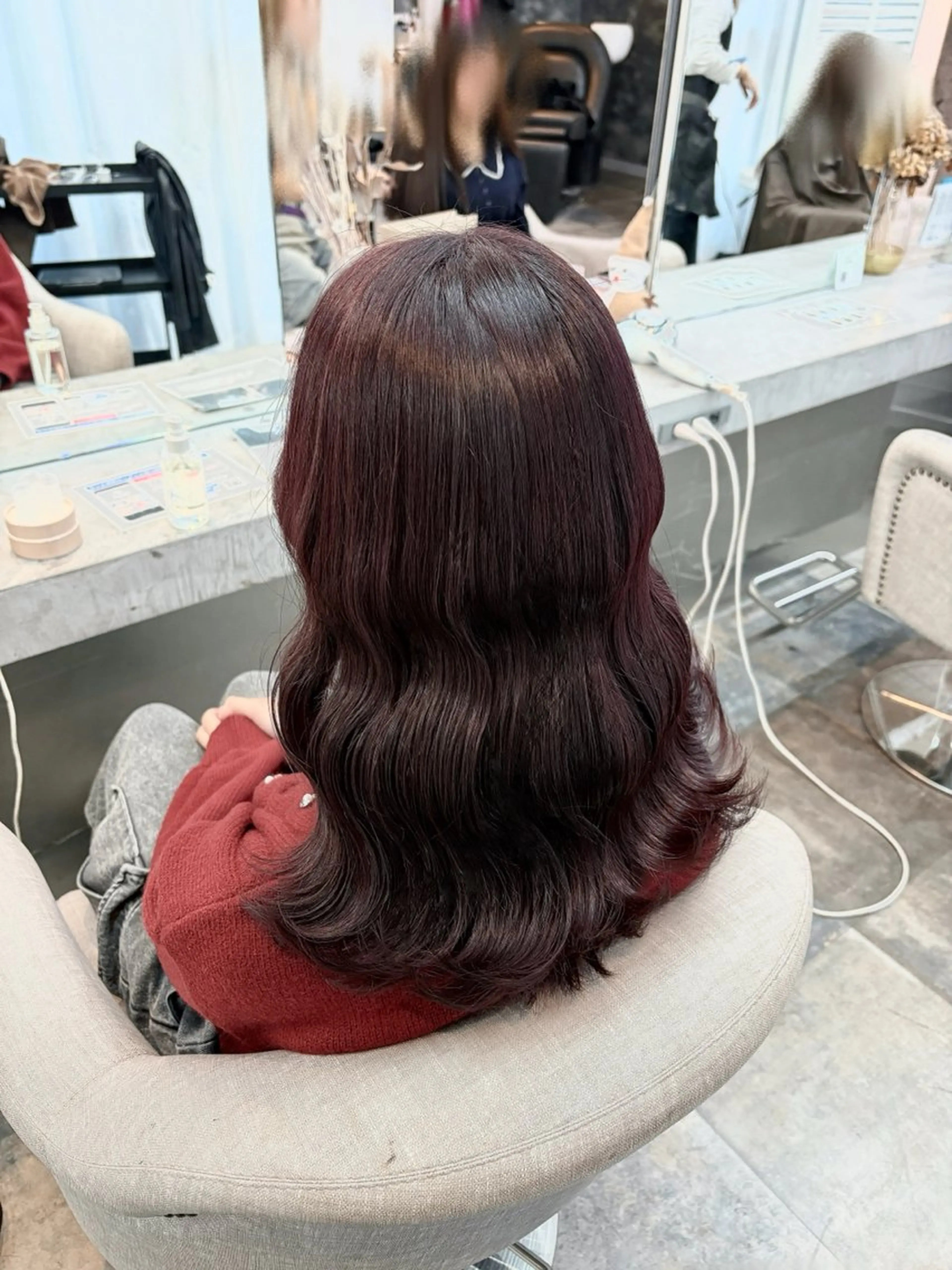 セミロング カラー 🫧Maho【浦和】 艶カラー/ヘアメ🫧のヘアスタイル