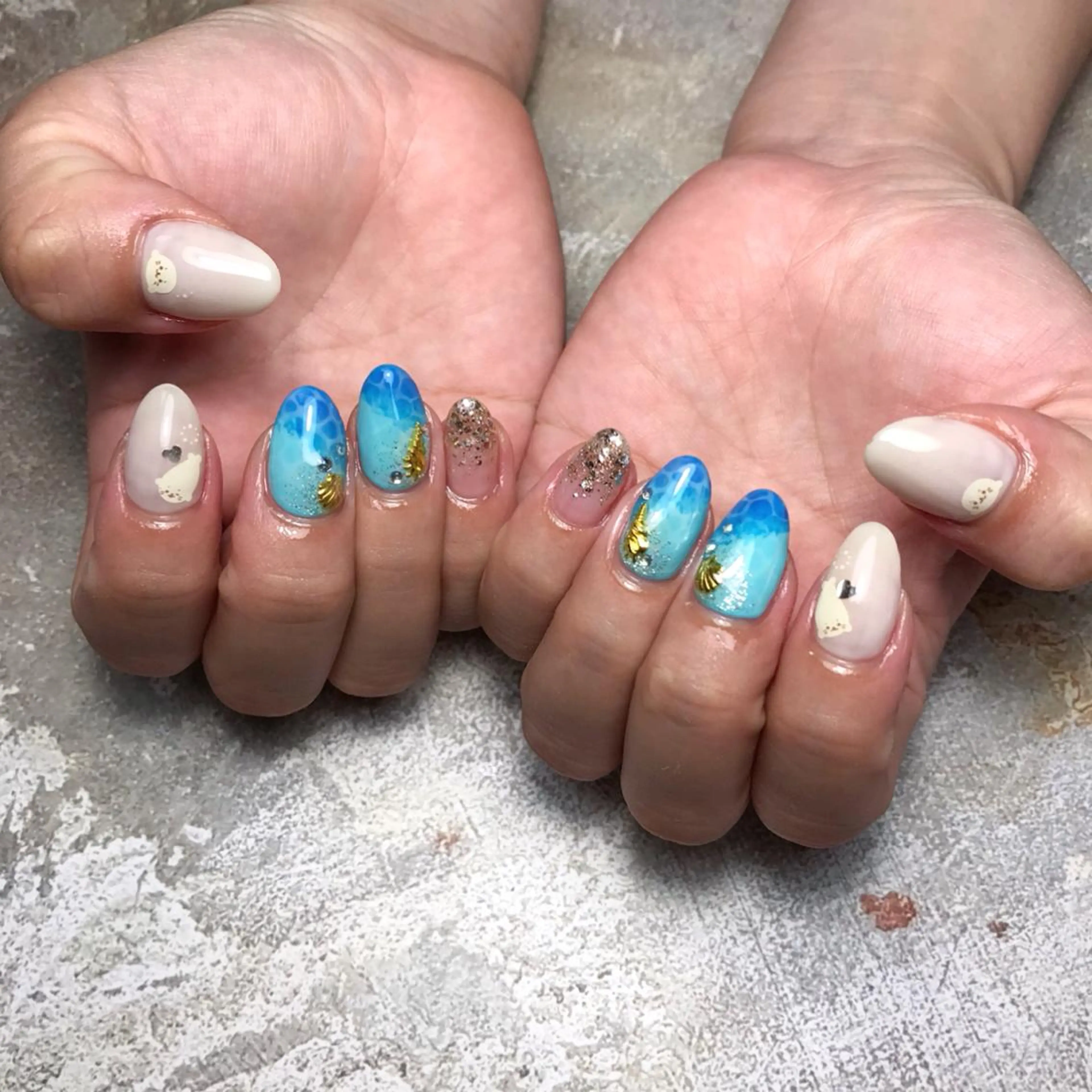 ネイル 持ち込み ハンドネイル 💅chainail _aiのネイルデザイン