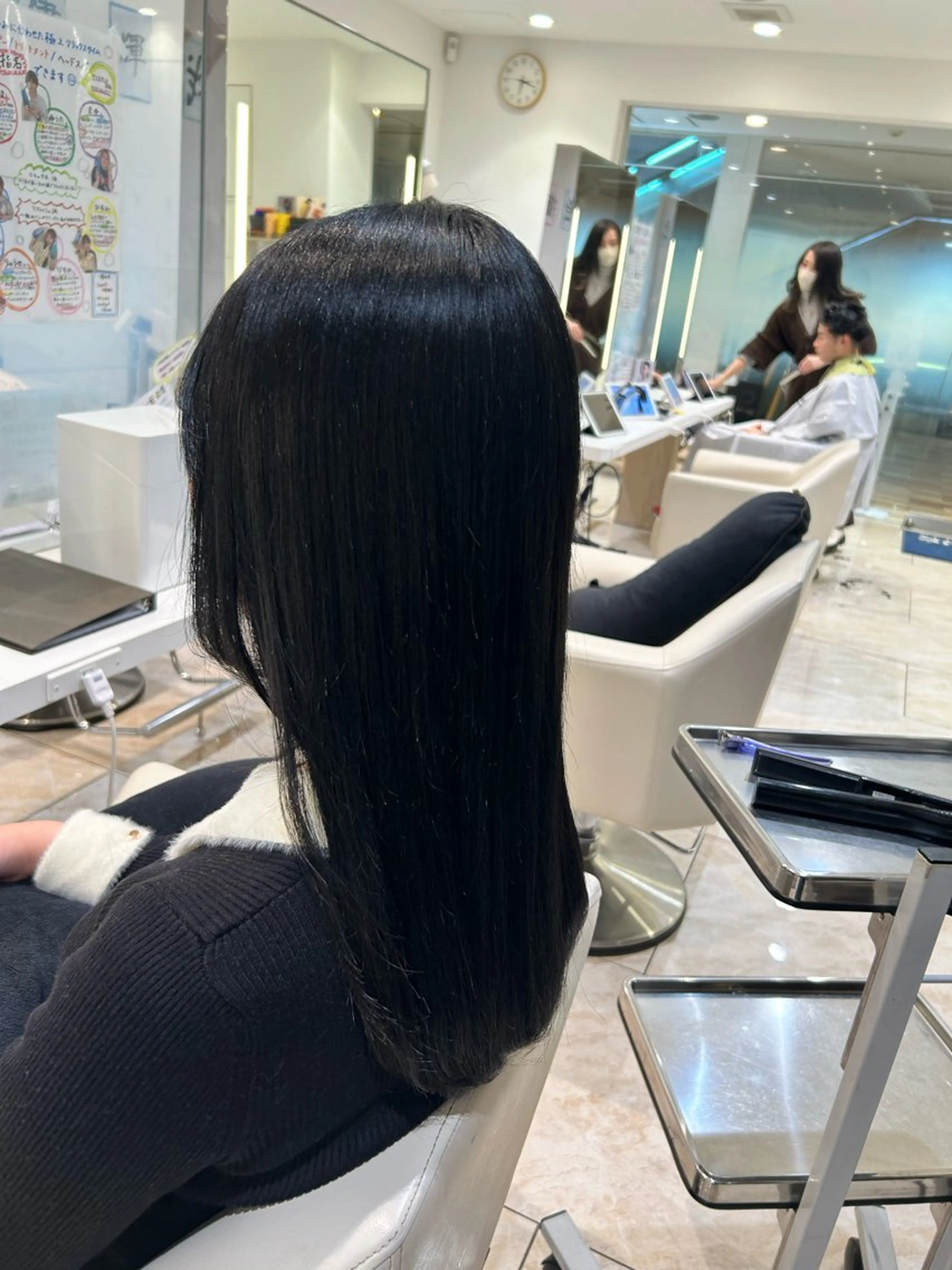 ロング カラー はるか/透明感暗髪 /ヘアアレンジ🤍のヘアスタイル