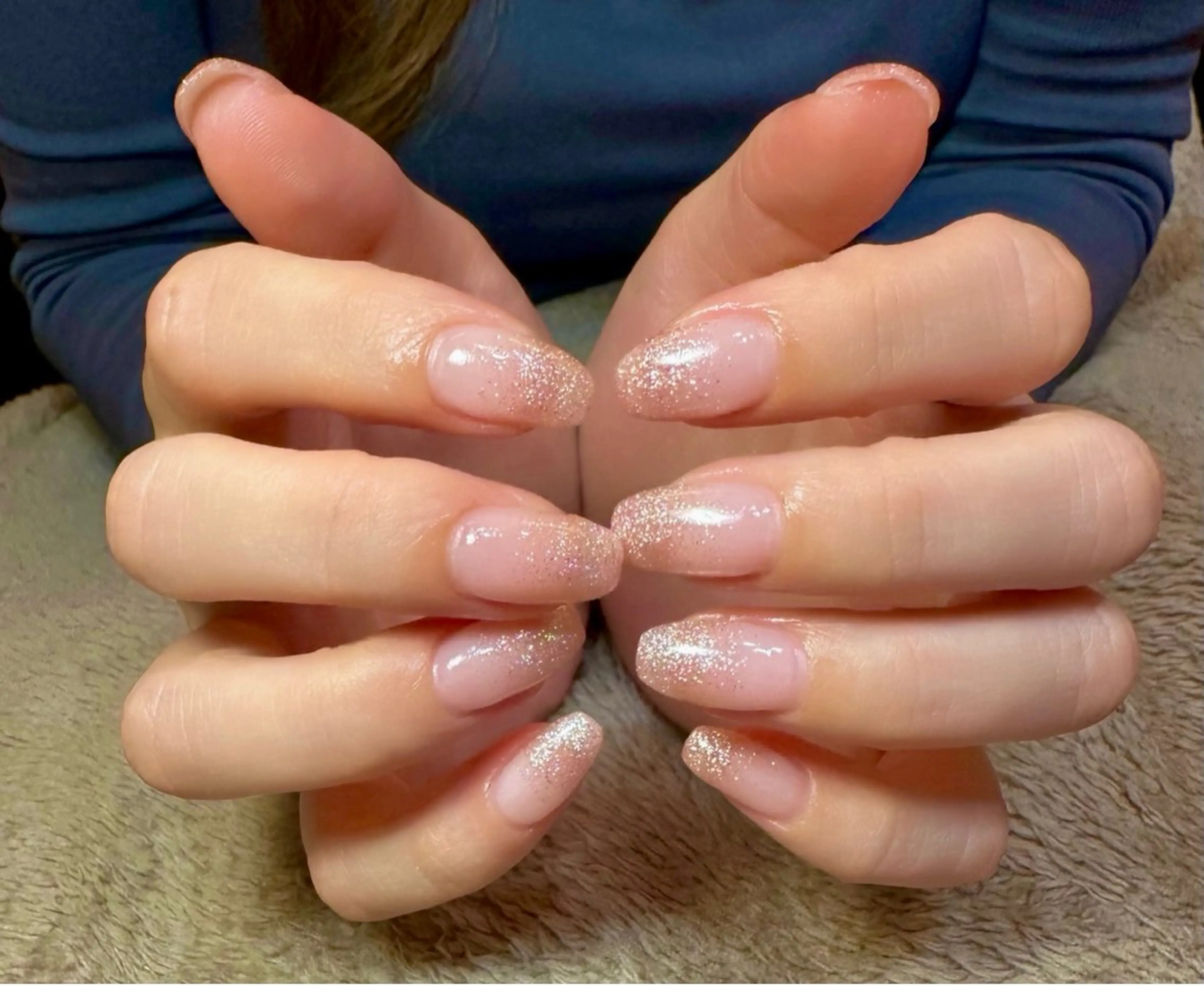 ラメグラデーション【オフなし】の写真