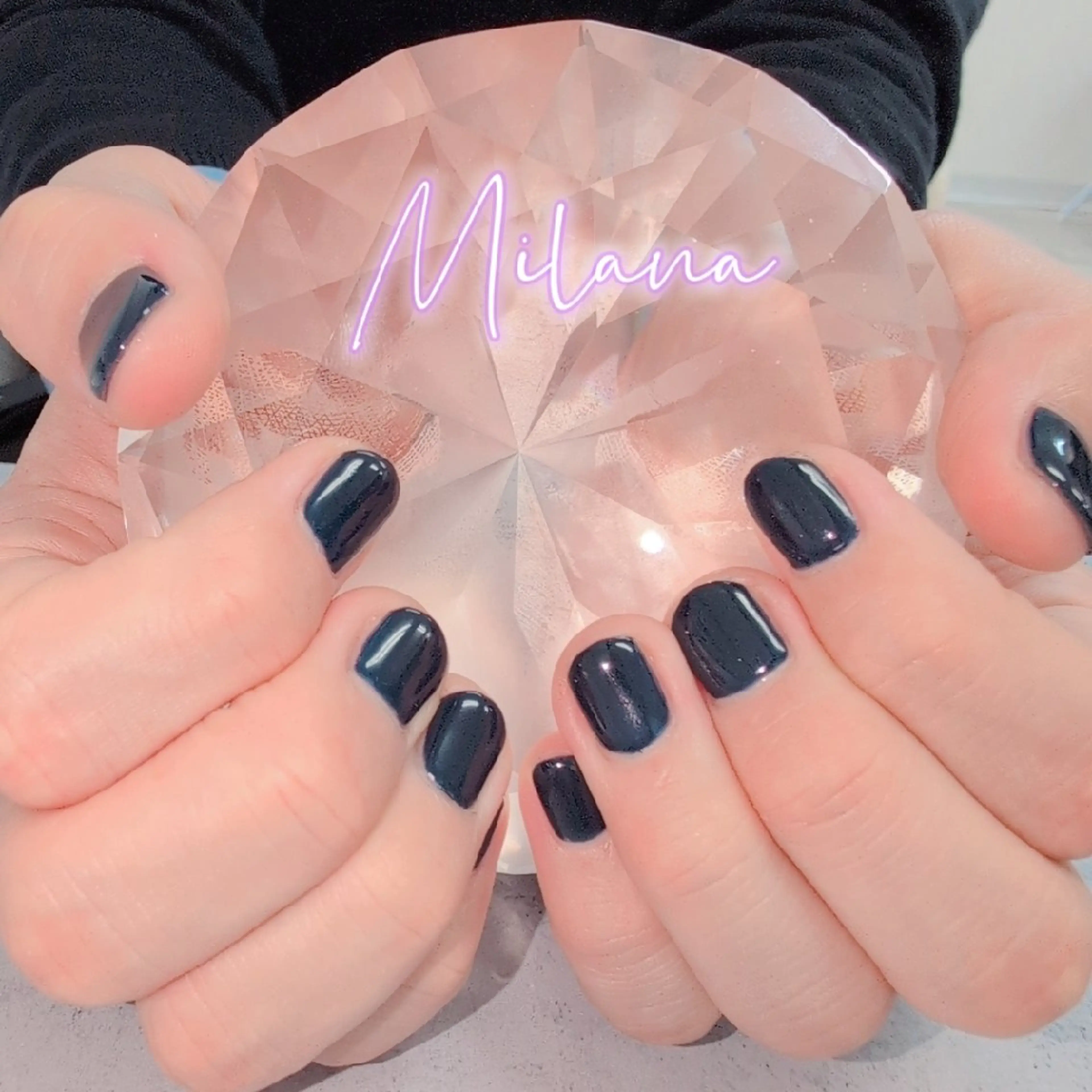 ネイル ワンカラーネイル Milana 川瀬のネイルデザイン