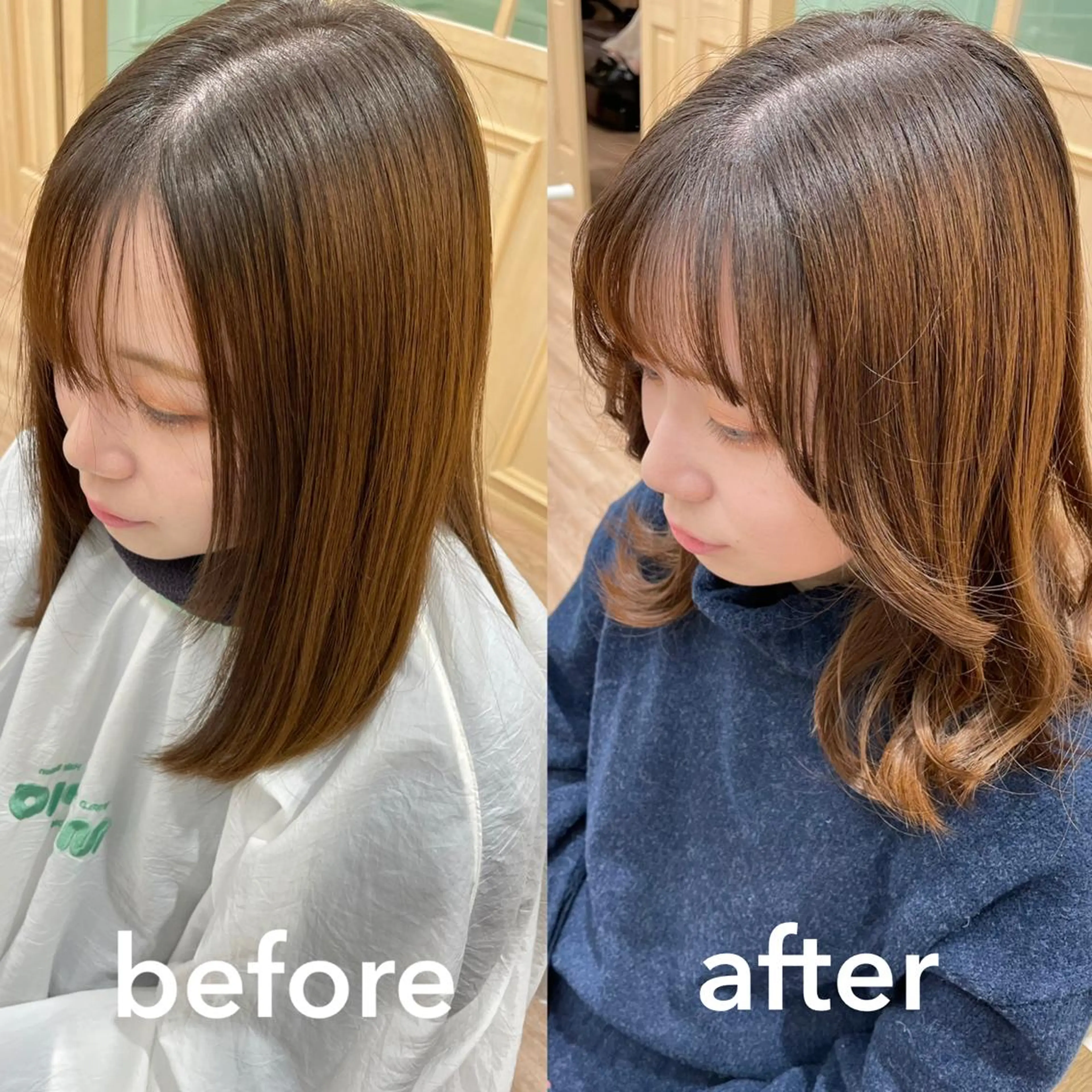 ミディアム KANAMI日暮里 韓国ヘア・メイクのヘアスタイル