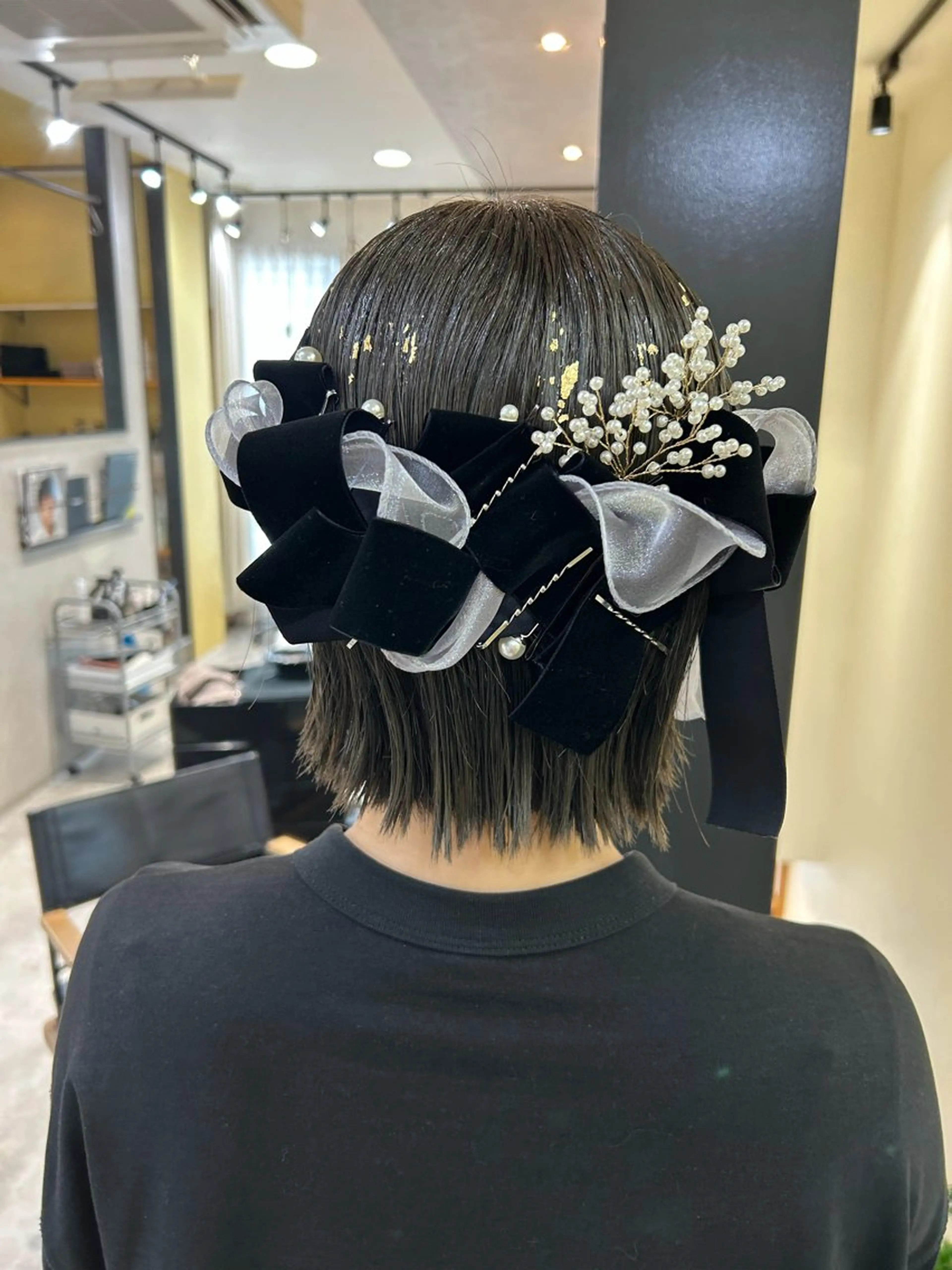 ショート 卒業式のヘアスタイル ヘアセット hub hair レイヤー/透明感のヘアスタイル