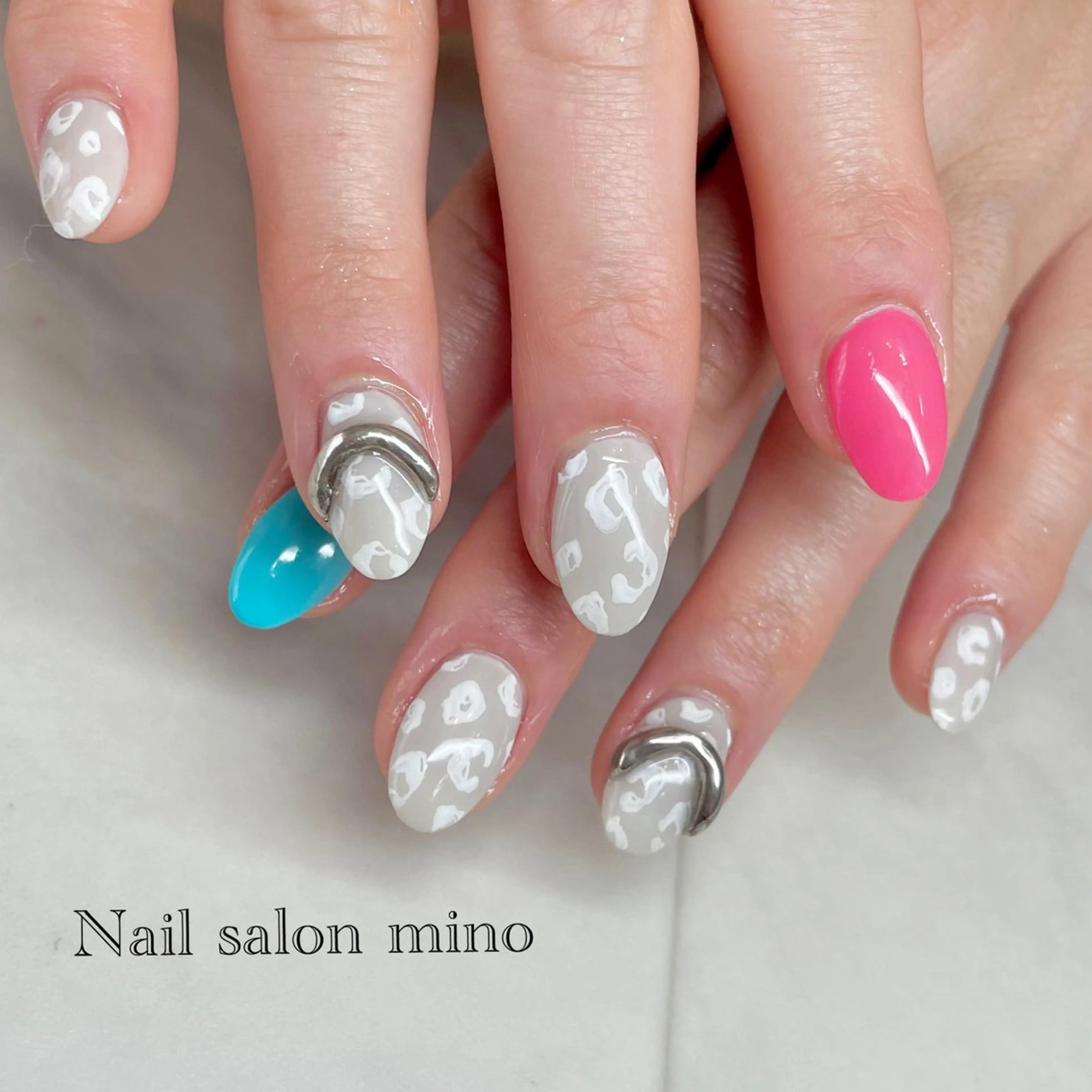 ネイル スカルプネイル ハンドネイル 三野　nail salon minoのネイルデザイン