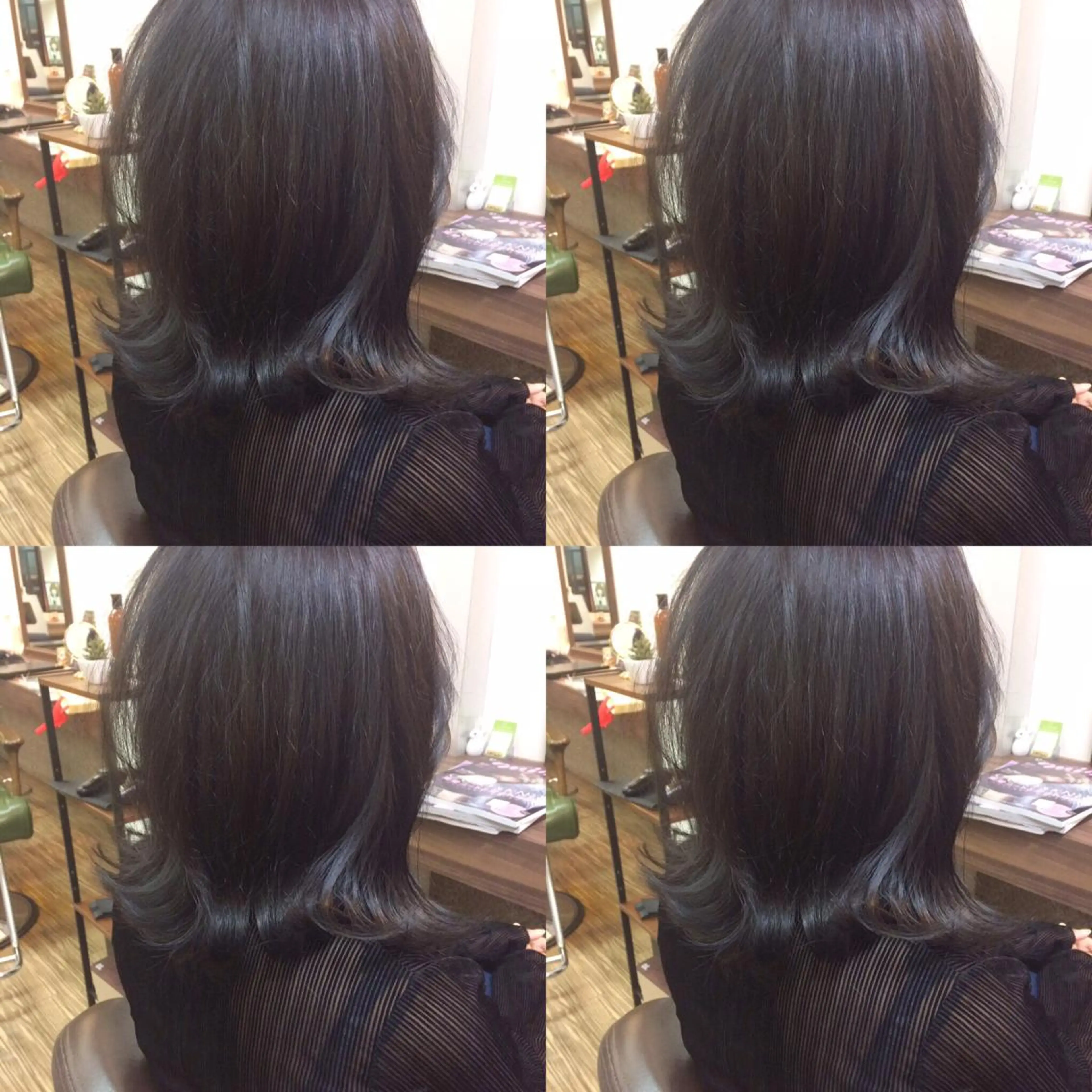 ショート アッシュ パープルカラー 🟦髪質改善6年 💊YAMAMOTOのヘアスタイル