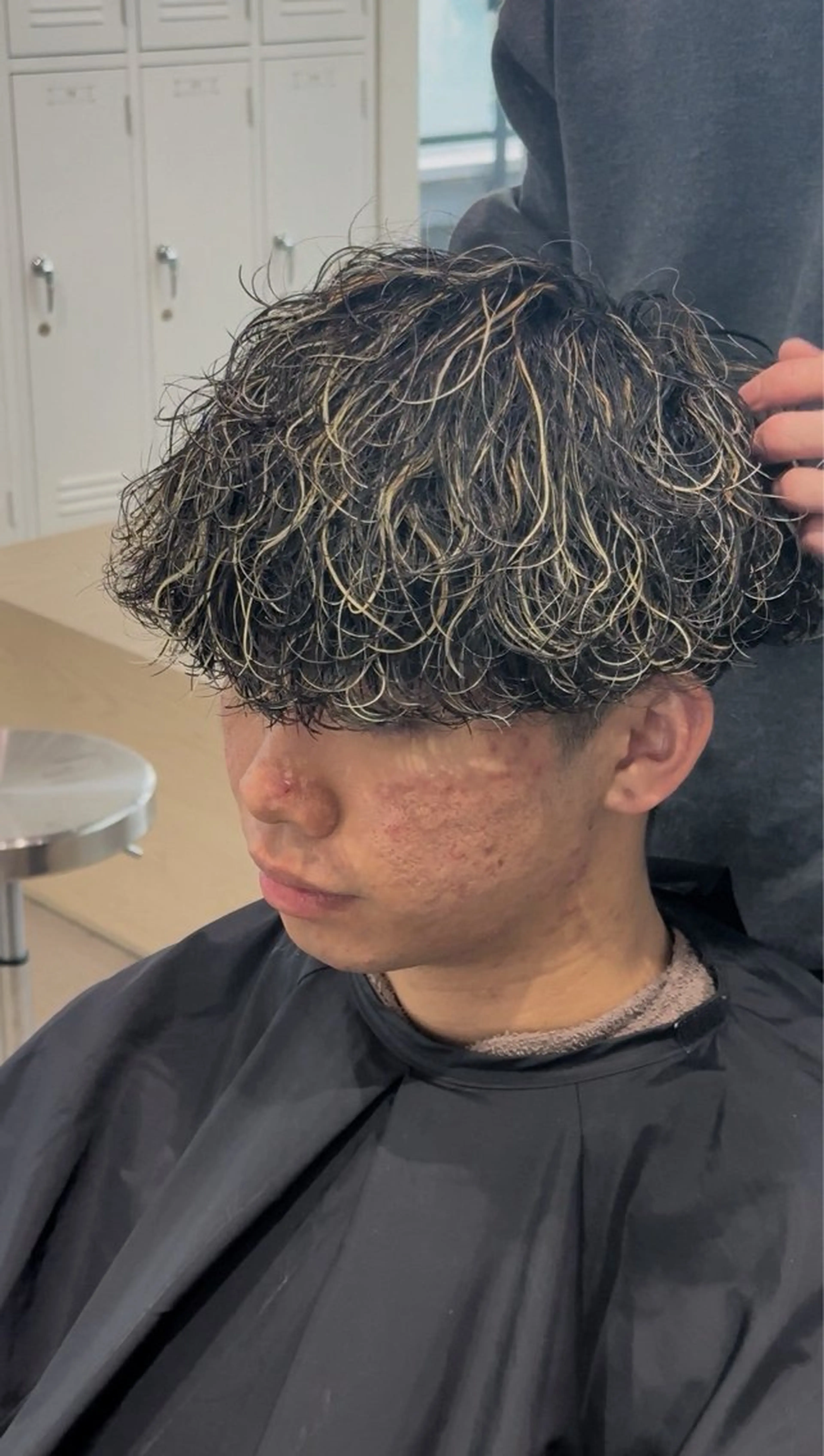 カラー メンズ fifth天神パーマ メンズ特化/虎太郎のヘアスタイル