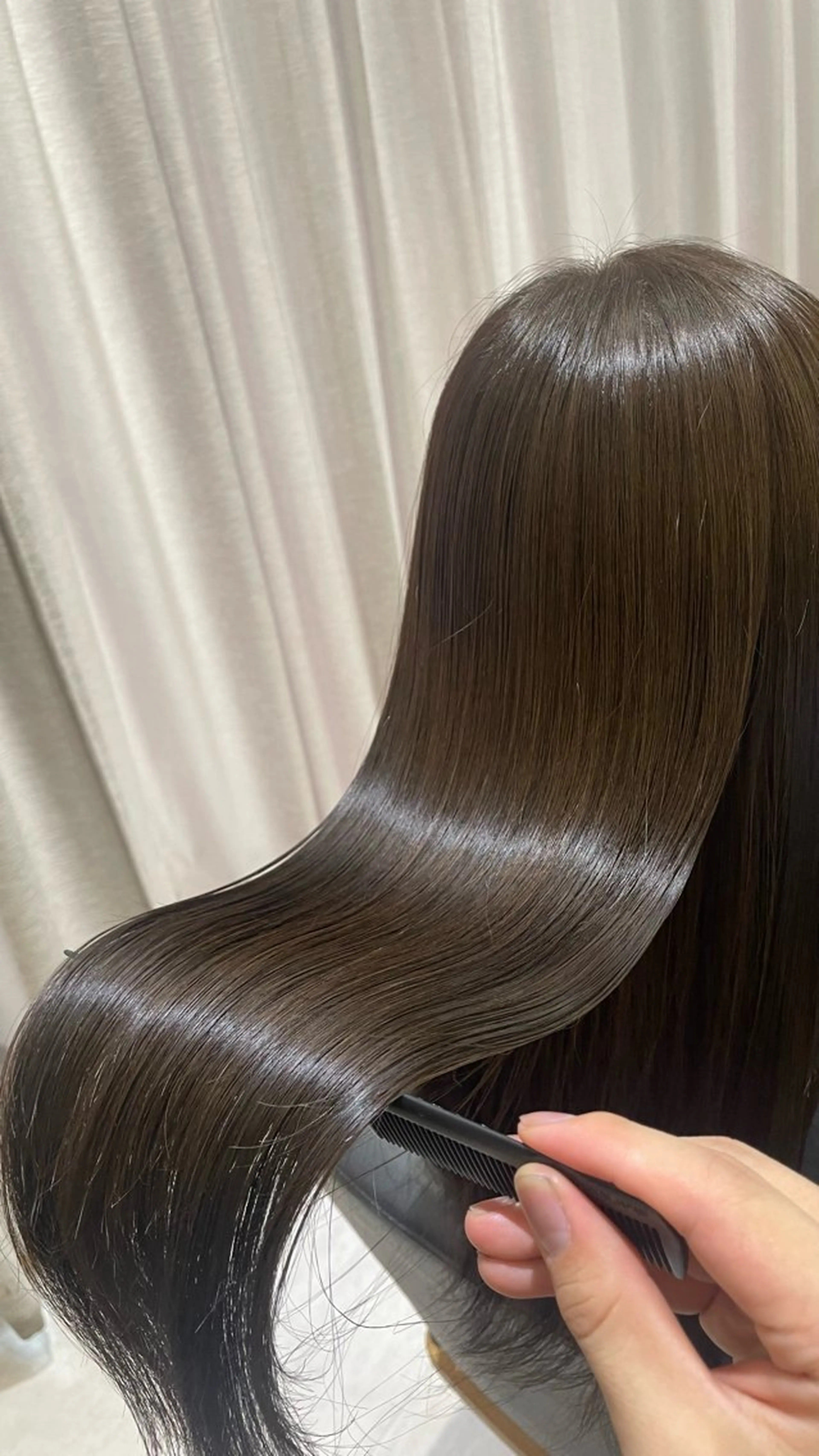 カラー ハッシュカット🖤✨ 顔周り/韓国ヘアのヘアスタイル