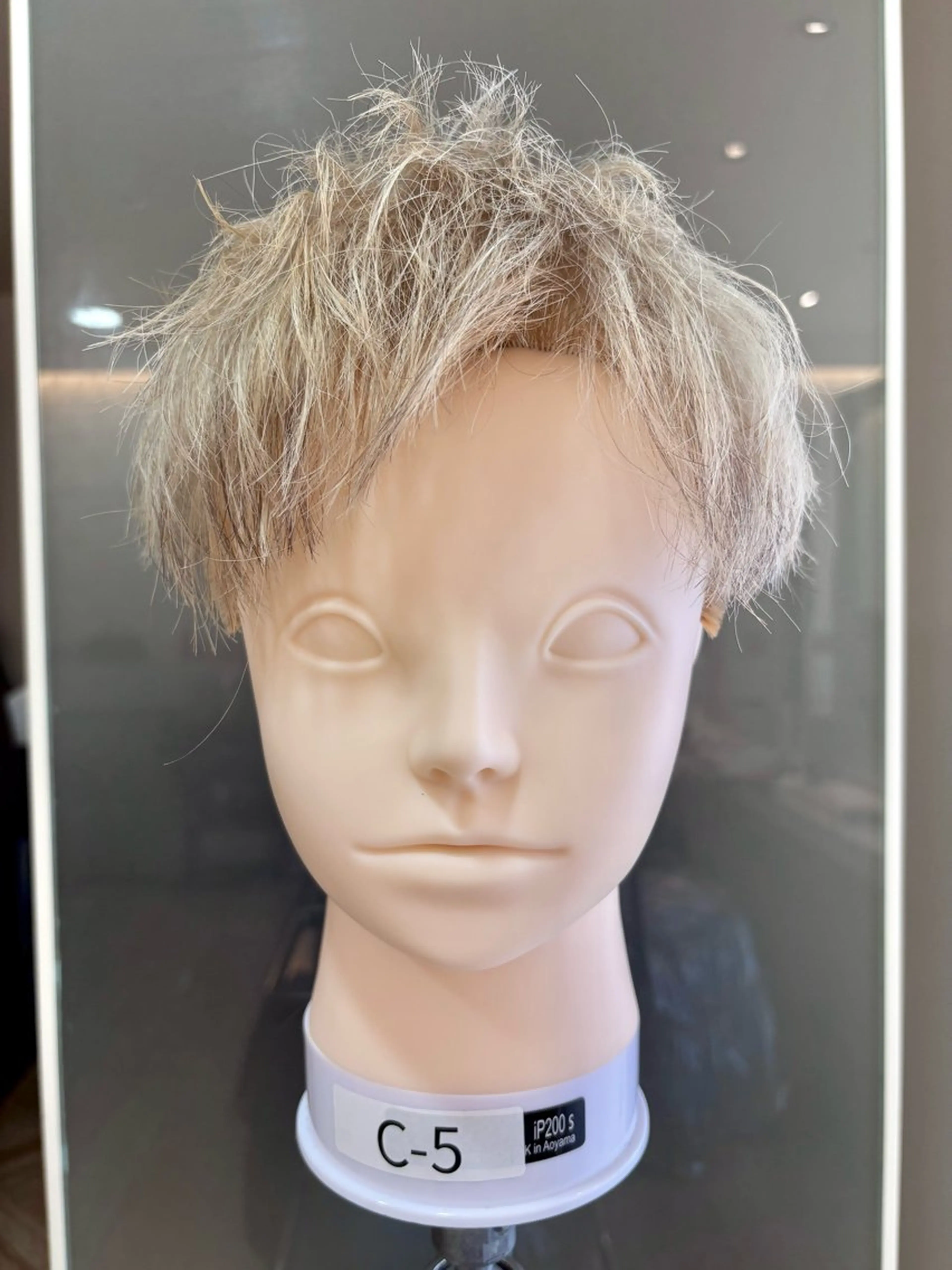 ショート メンズ マッシュ ショートヘア カット 直毛救済パーマ/神奈 川/生田/木村のヘアスタイル