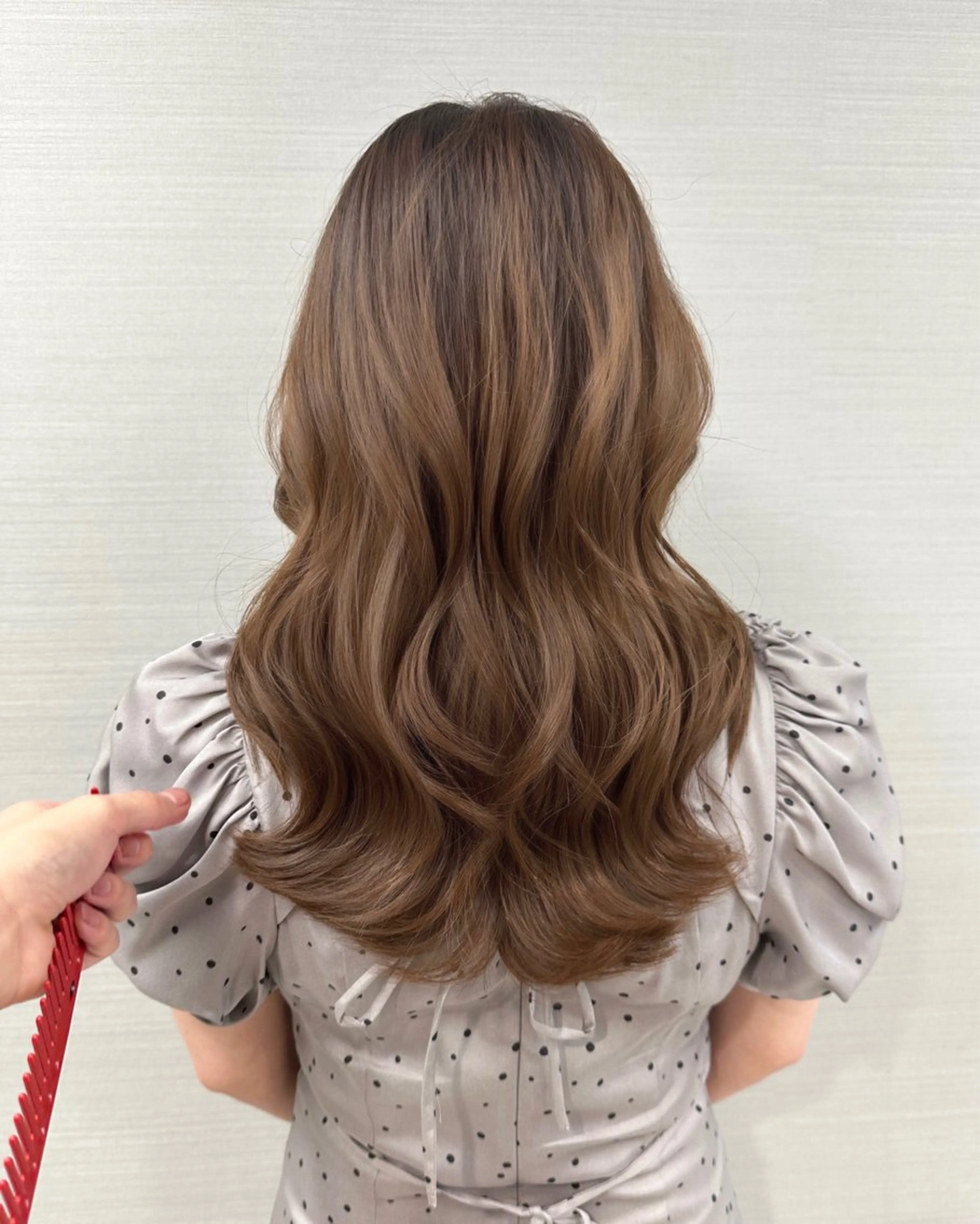 ミディアム カラー 韓国ヘア 店長NEGIのヘアスタイル