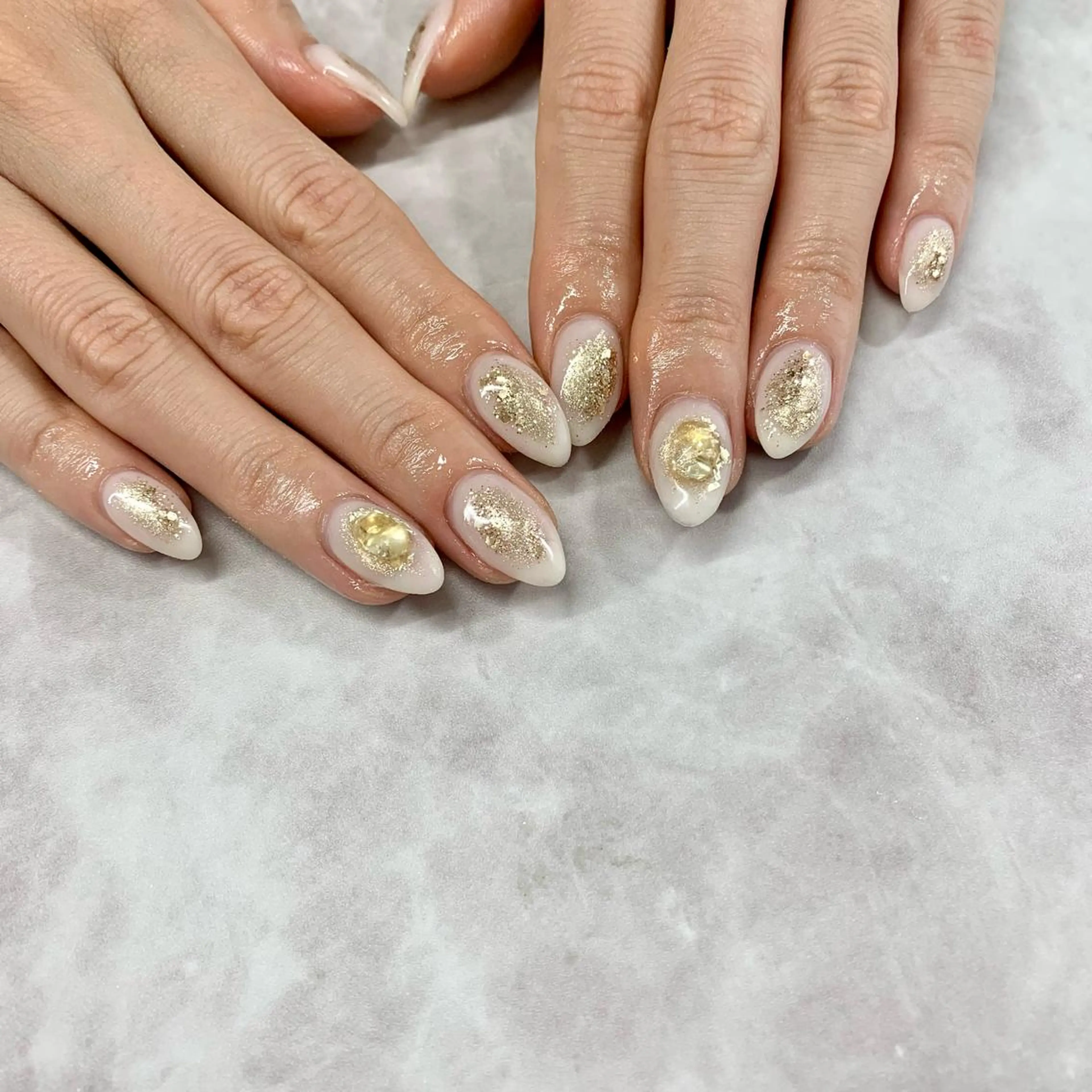 ネイル アイブロウ pu muのネイルデザイン