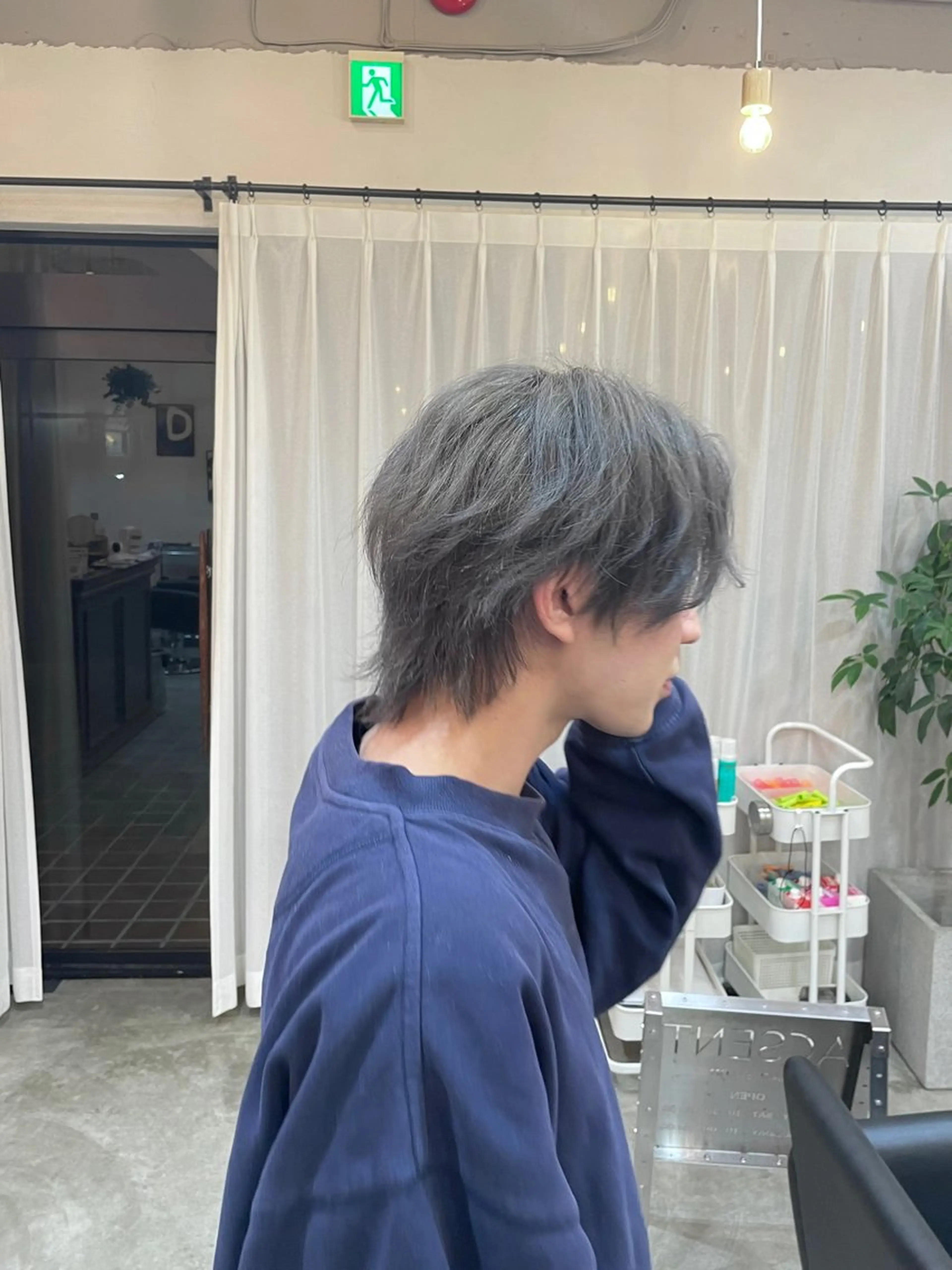 ショート カラー メンズカット/透明感 石山浩二のヘアスタイル