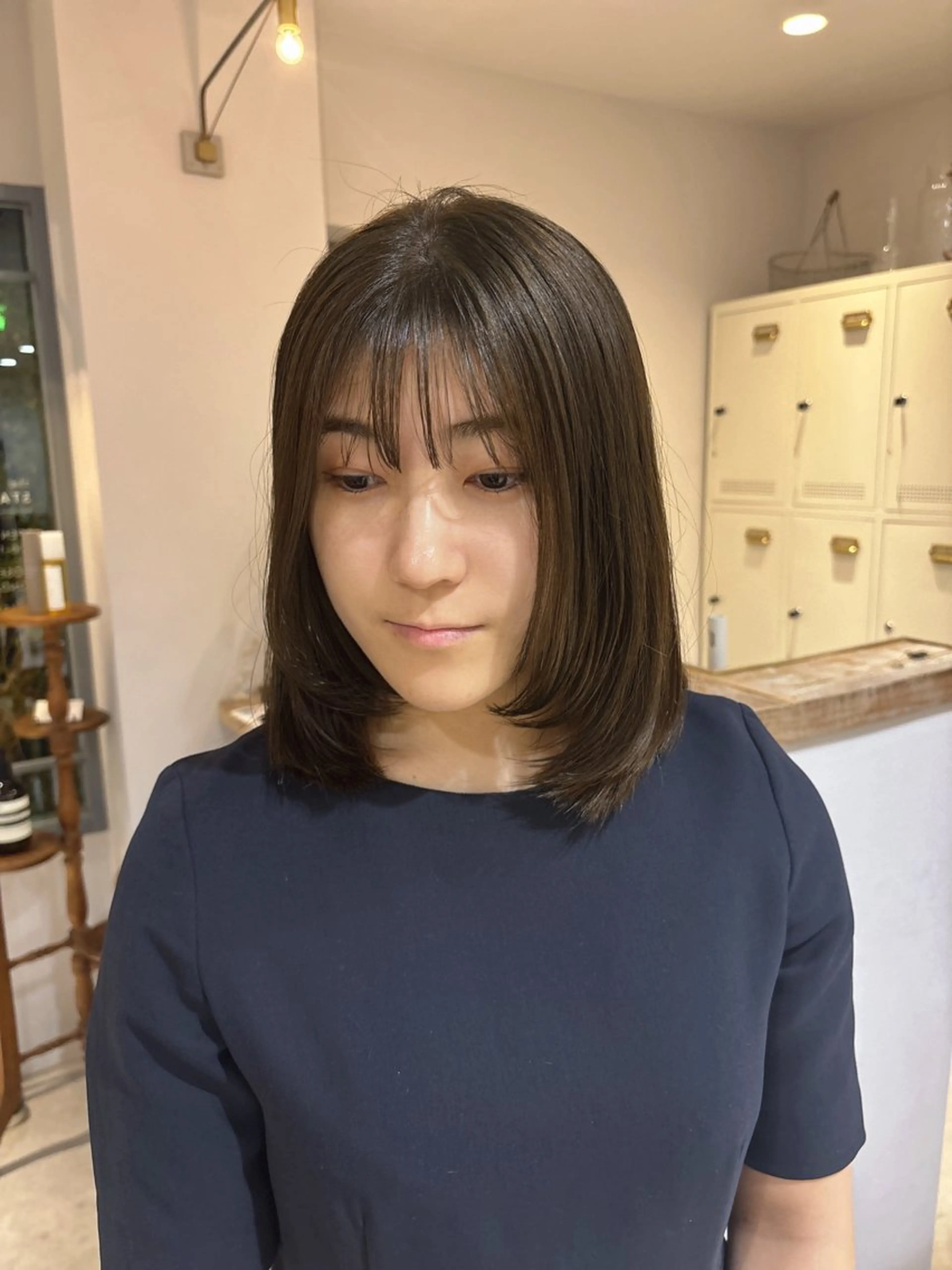 ミディアム カラー メンズカット/レディ ースカット/ひまりのヘアスタイル