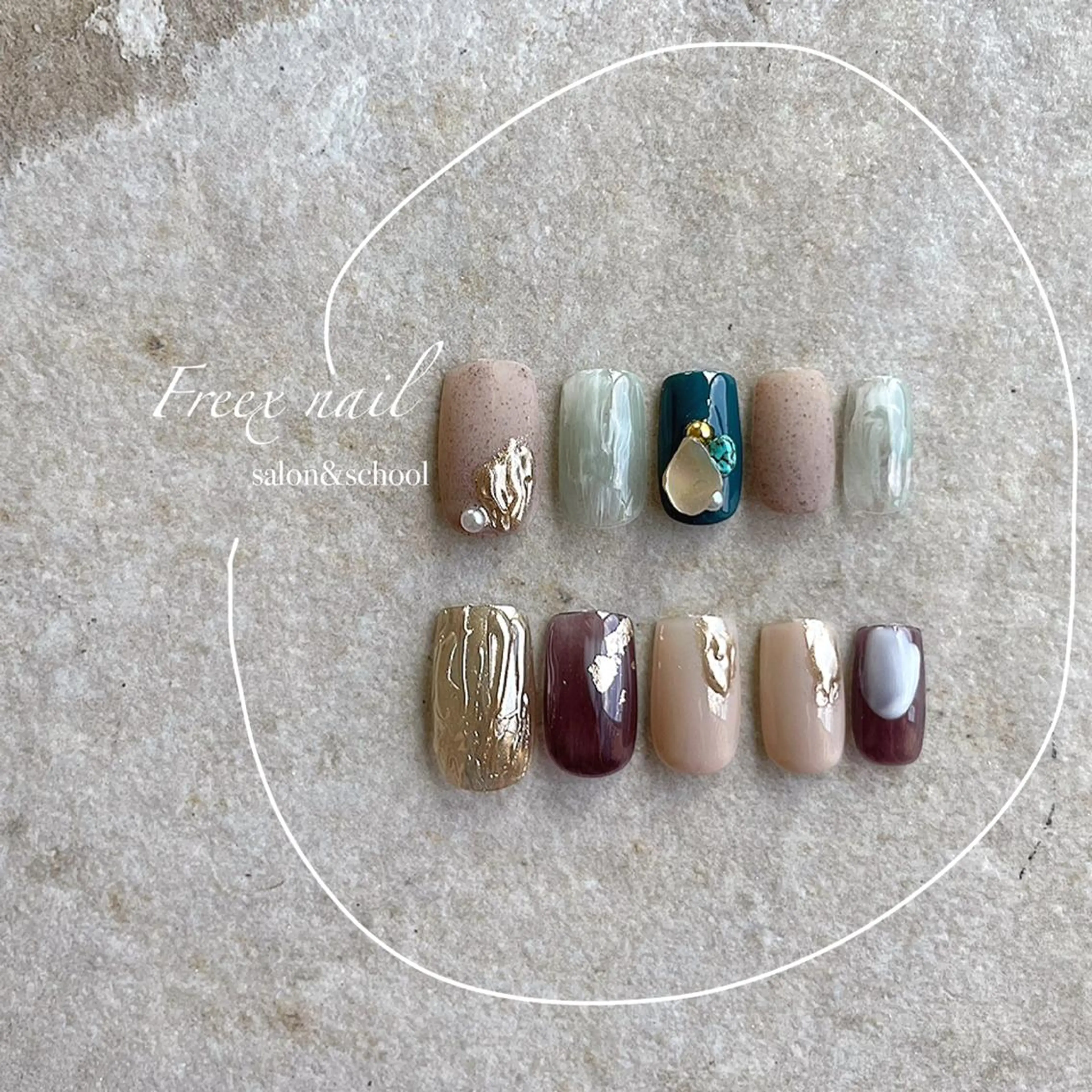 ネイル ハンドネイル ハンドケア freex nail /ニュアンス/個性派のネイルデザイン