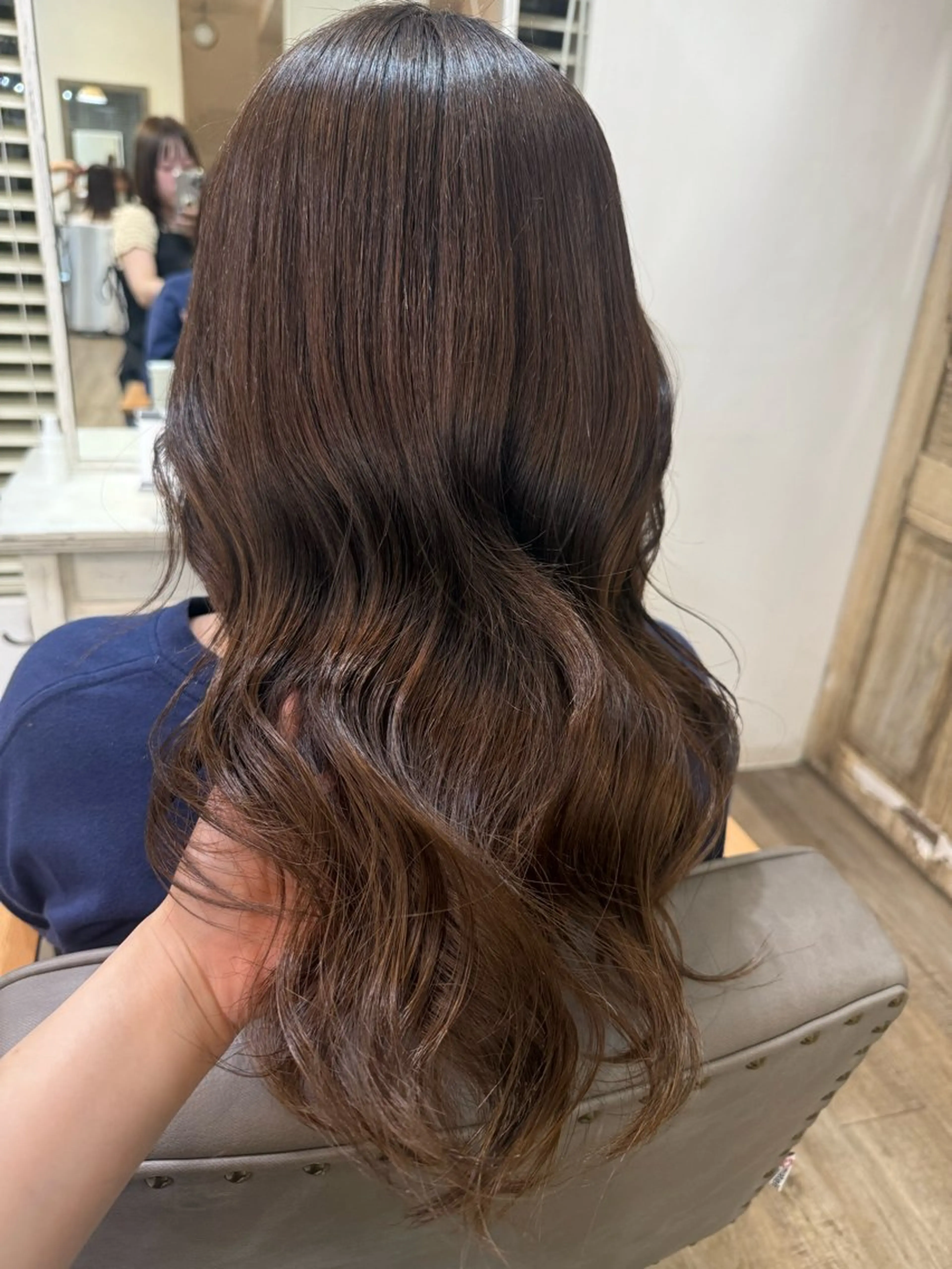 セミロング カット ヘアカラー Rinka/レイヤー /透明感カラーのヘアスタイル