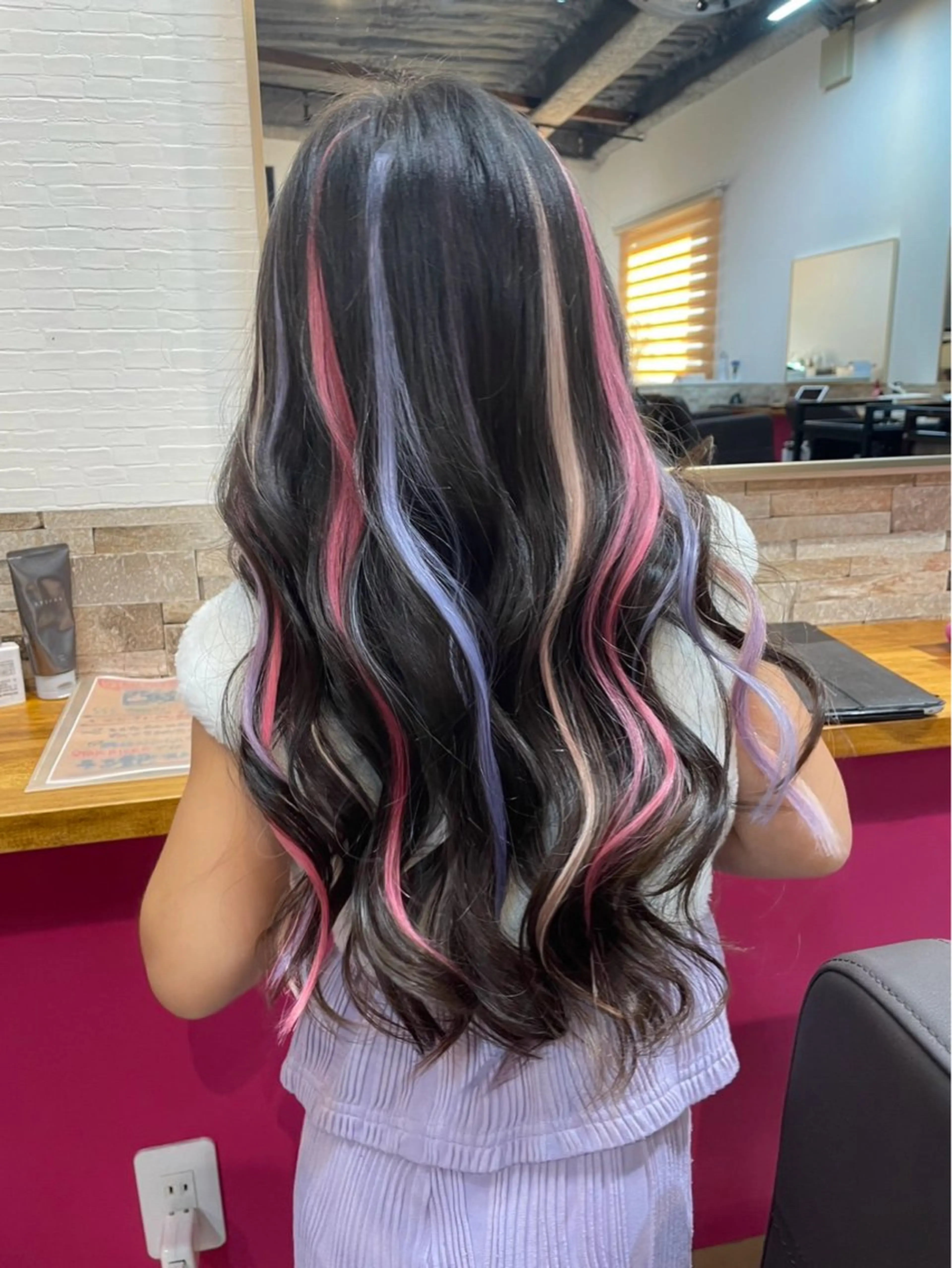 ロング ヘアカラー&縮毛矯正 STAR☆RIVERのヘアスタイル