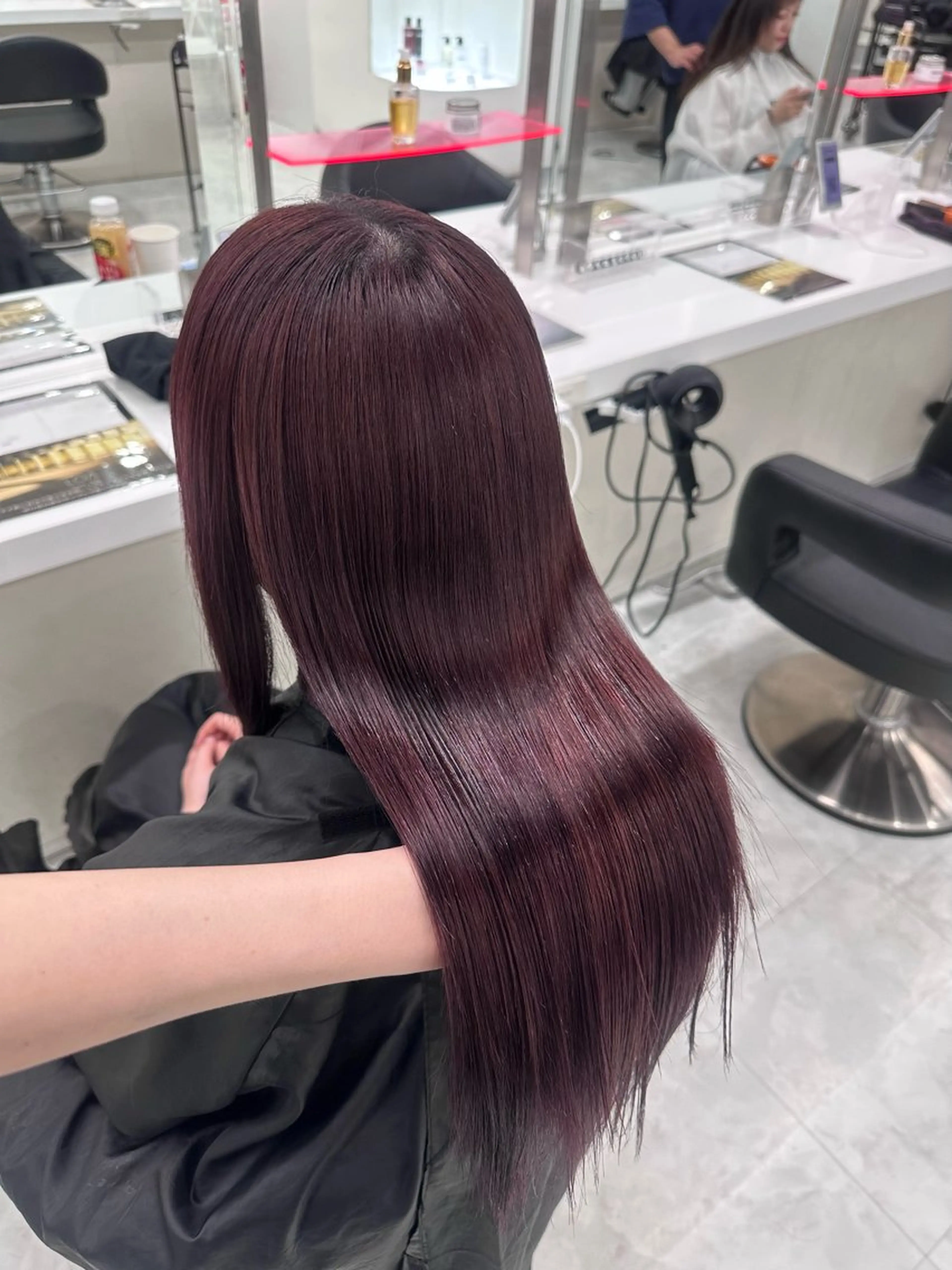 ロング ヘアカラー 韓国ガーリー🤍ハイ トーン🤍Ayanaのヘアスタイル