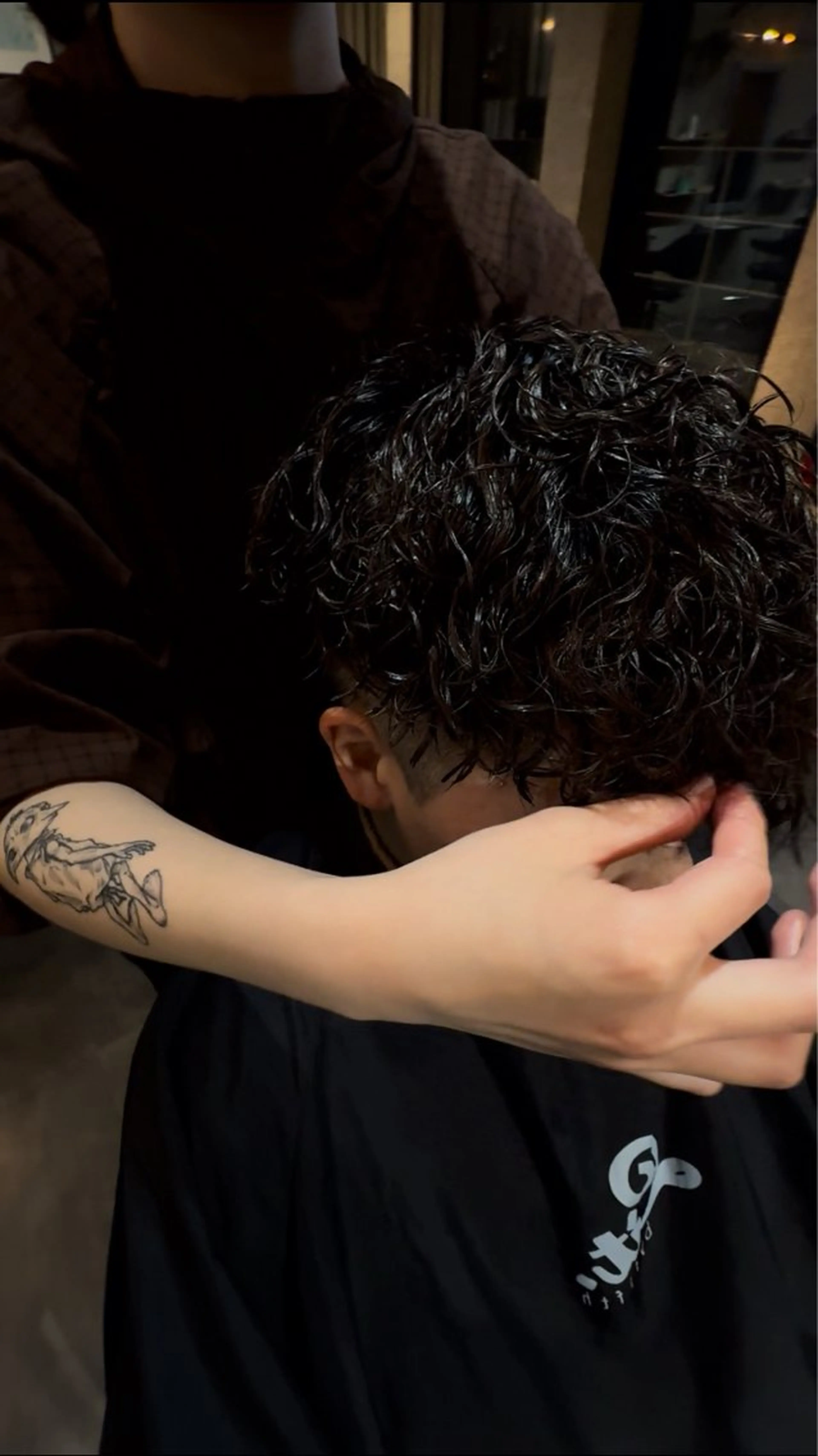 カット＋スペインカールの写真