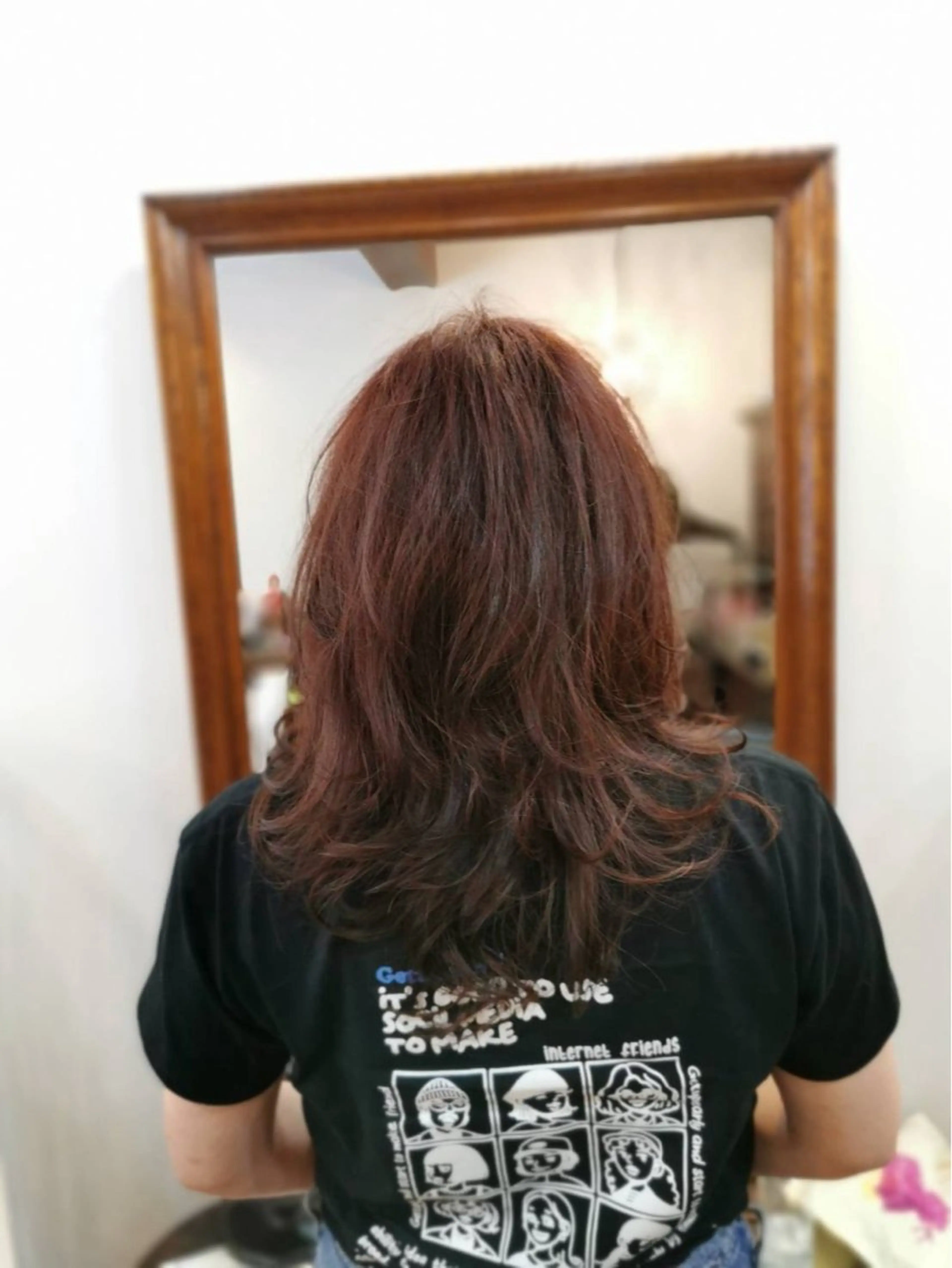 ロング 上間 洋子のヘアスタイル